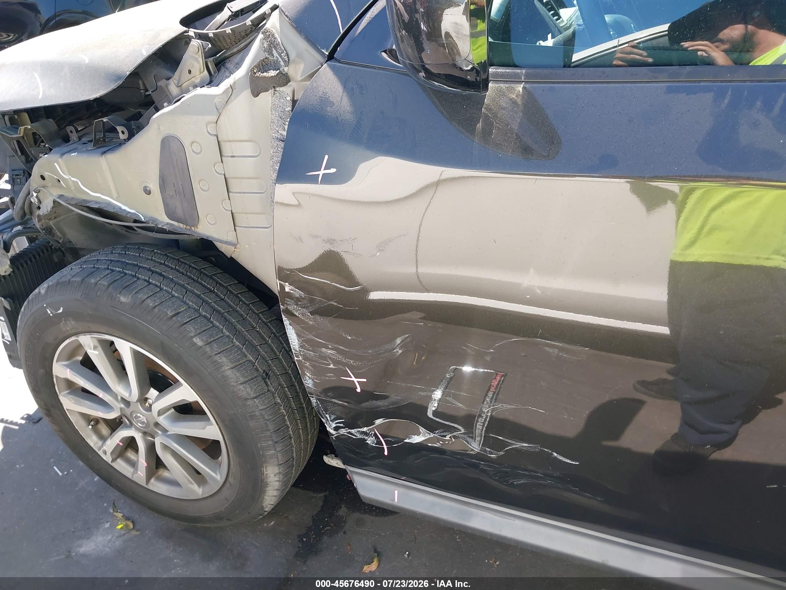 2015 Nissan Pathfinder Sv Green vin: 5N1AR2MN6FC702502