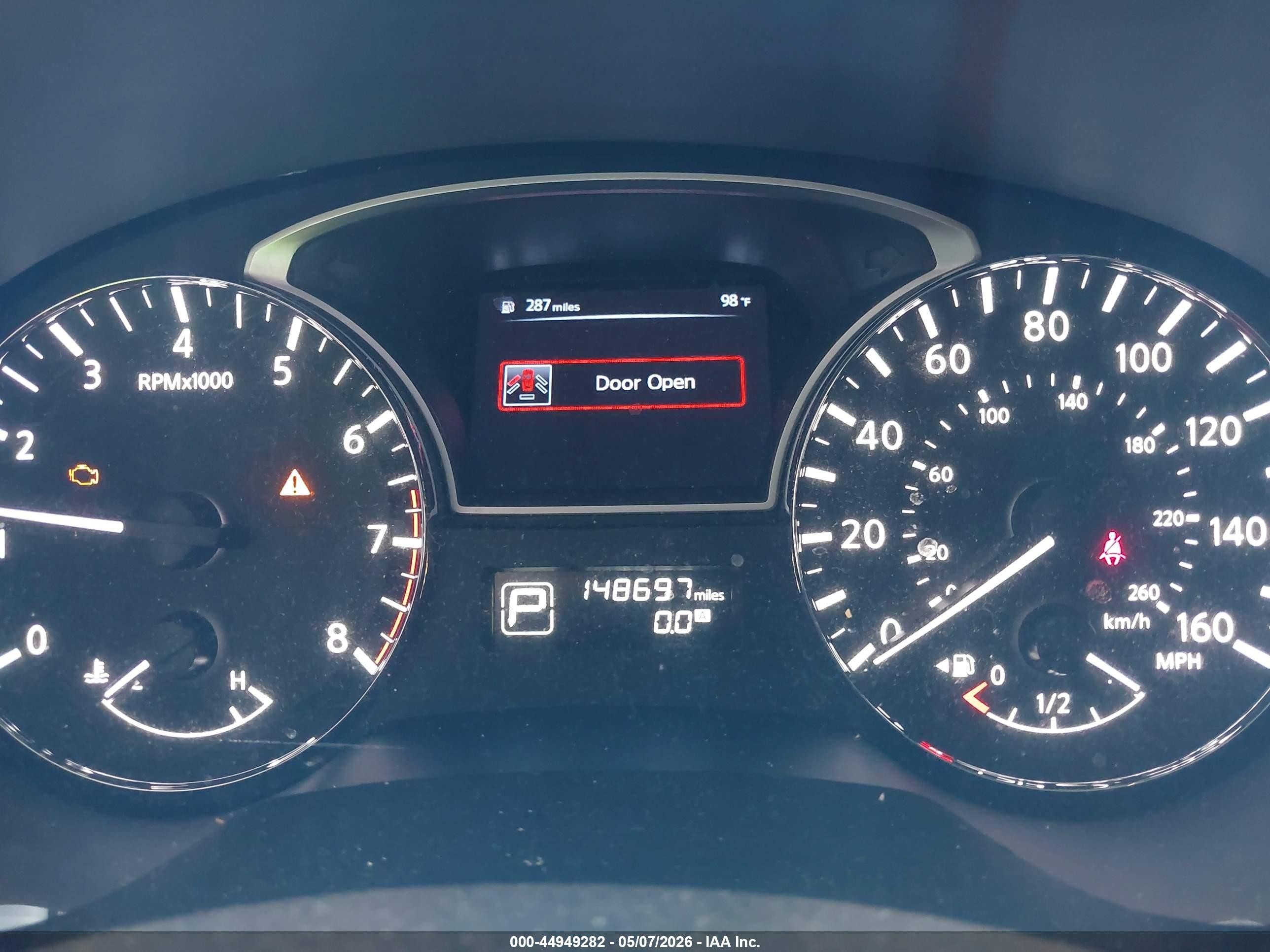 2013 Nissan Pathfinder Sv Gray vin: 5N1AR2MN7DC613275