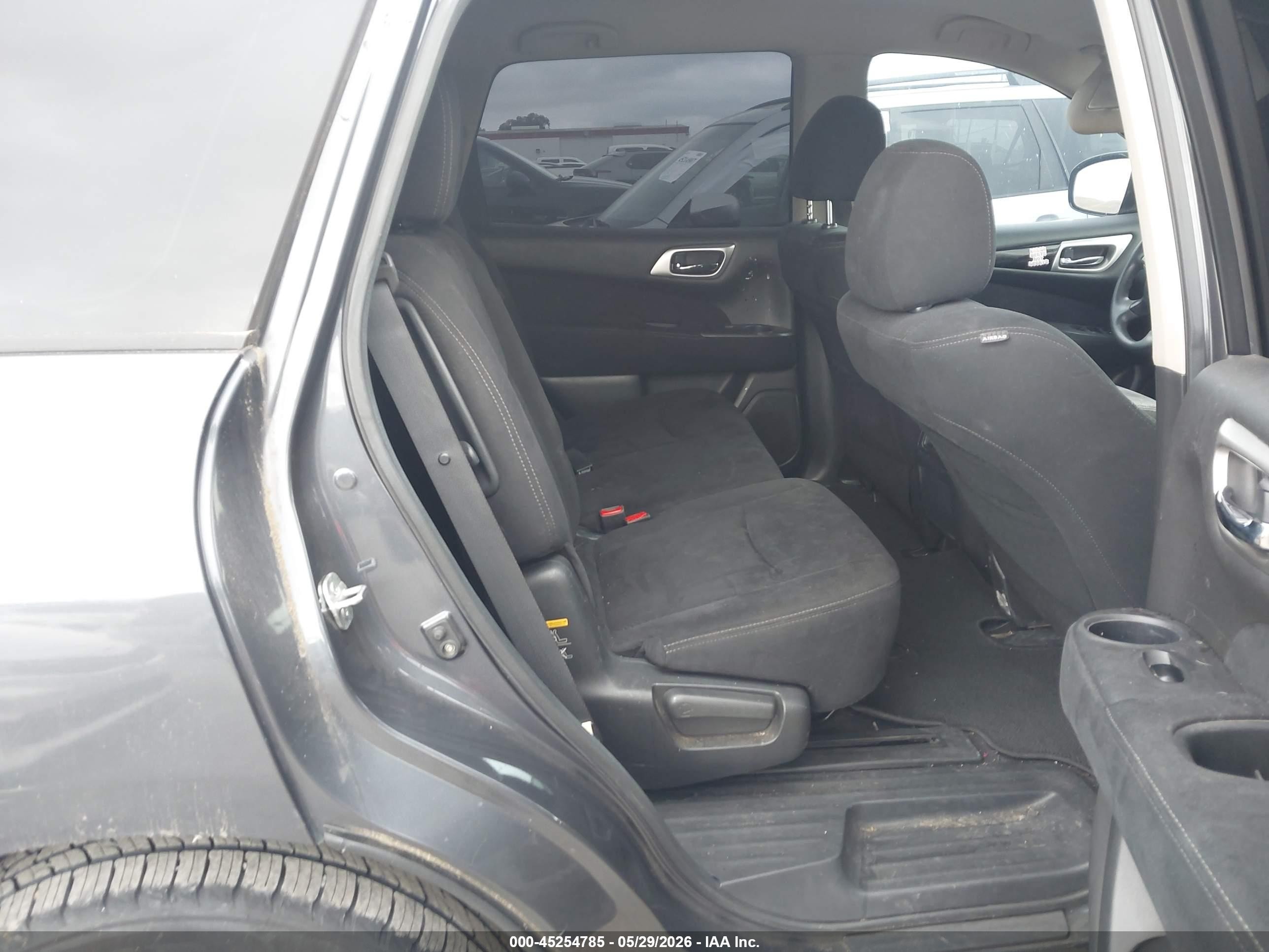 2013 Nissan Pathfinder S Gray vin: 5N1AR2MN7DC659835