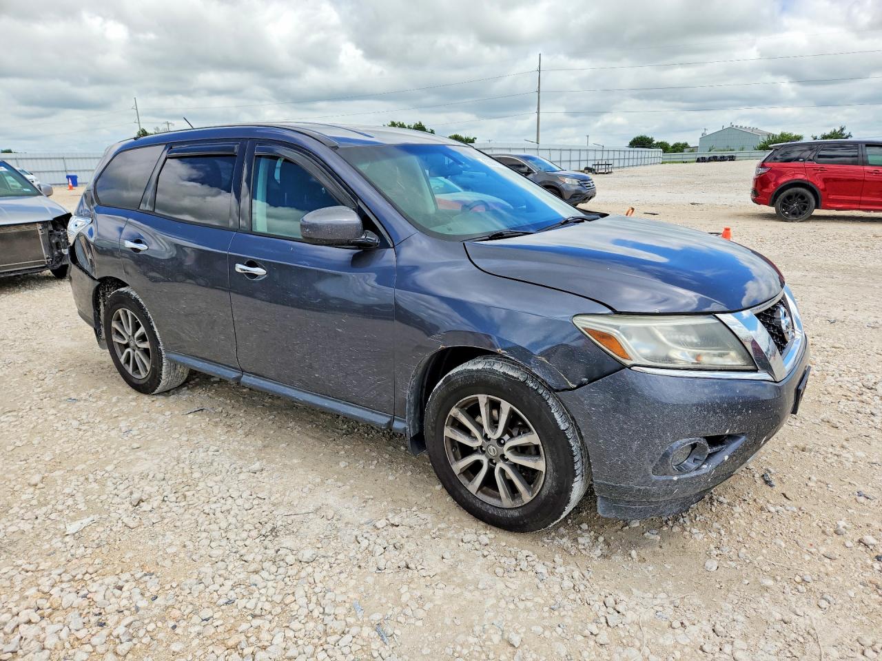 2013 Nissan Pathfinder S Gray vin: 5N1AR2MN7DC668146