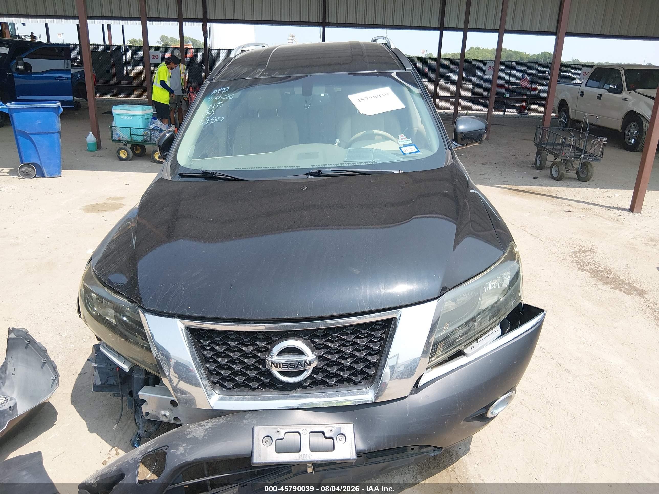 2013 Nissan Pathfinder Platinum Black vin: 5N1AR2MN7DC673850