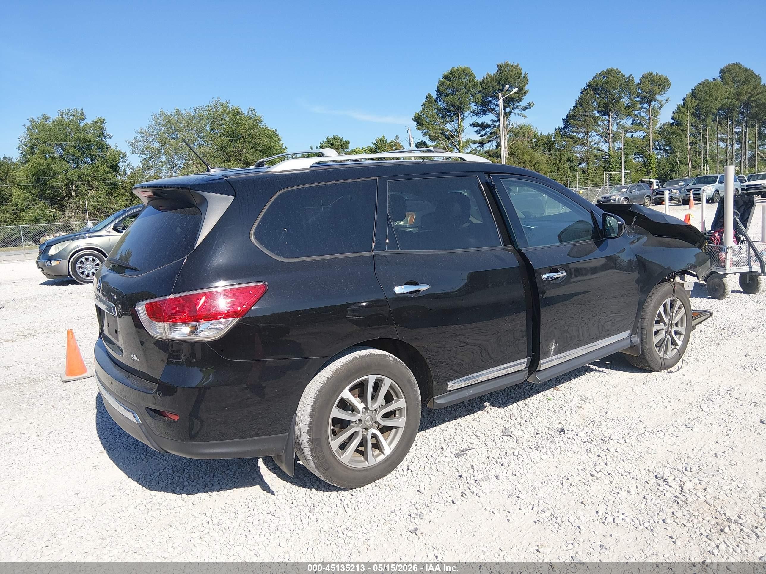 2014 Nissan Pathfinder Sl Черный vin: 5N1AR2MN7EC616260
