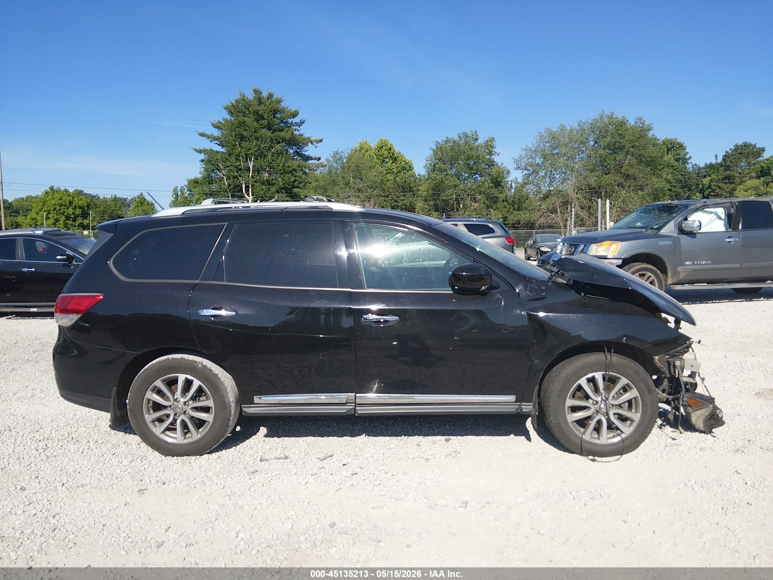 2014 Nissan Pathfinder Sl Черный vin: 5N1AR2MN7EC616260