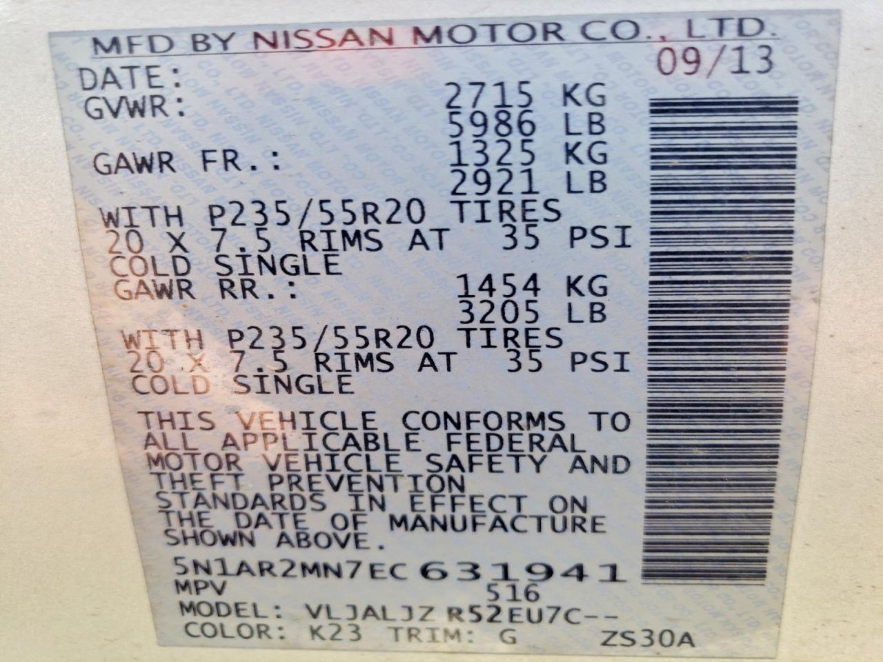 2014 Nissan Pathfinder S Silver vin: 5N1AR2MN7EC631941