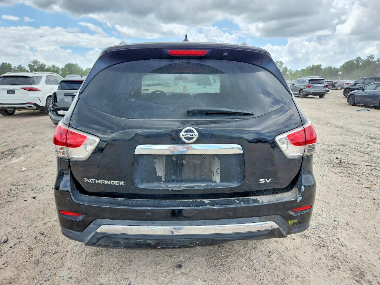2014 Nissan Pathfinder Sv Black vin: 5N1AR2MN7EC632829