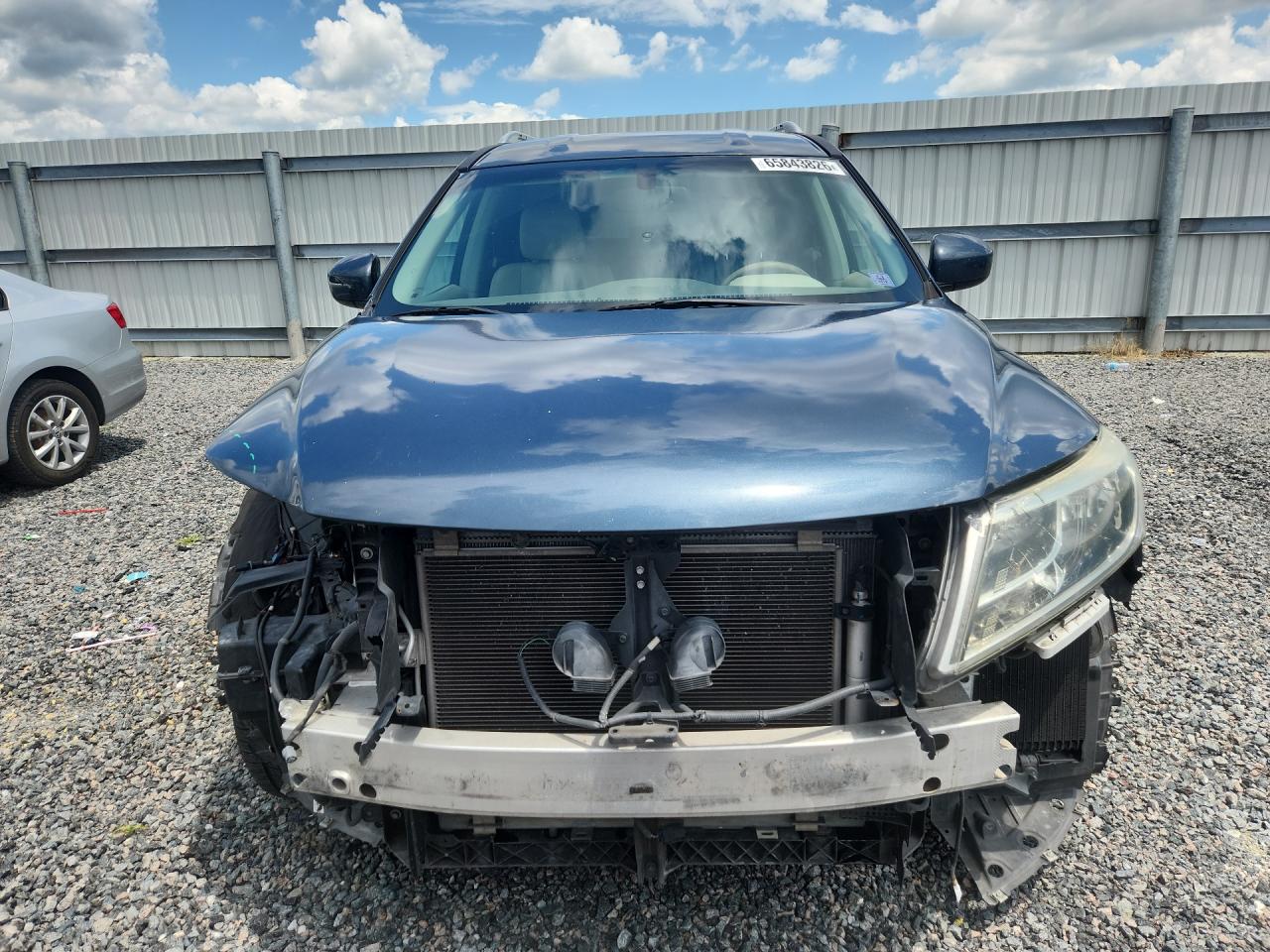 2014 Nissan Pathfinder Sl Синий vin: 5N1AR2MN7EC638999