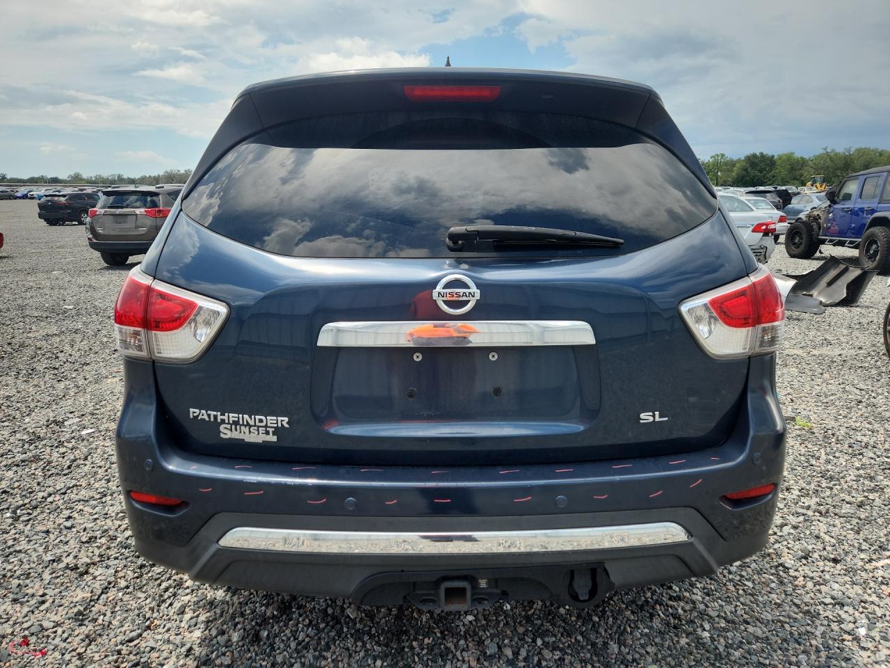 2014 Nissan Pathfinder Sl Синий vin: 5N1AR2MN7EC638999