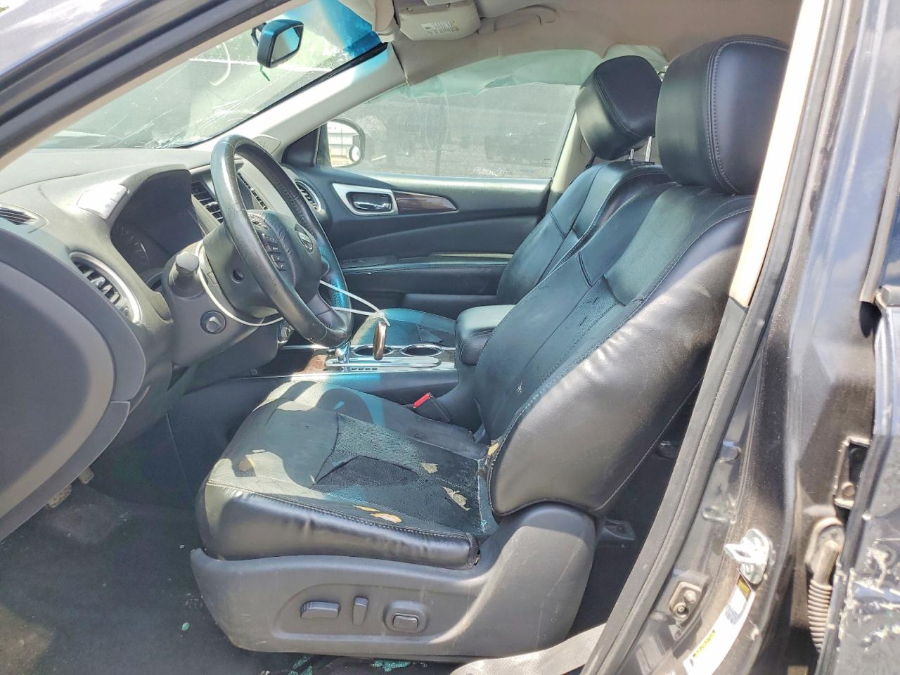 2014 Nissan Pathfinder Platinum Серый vin: 5N1AR2MN7EC650926