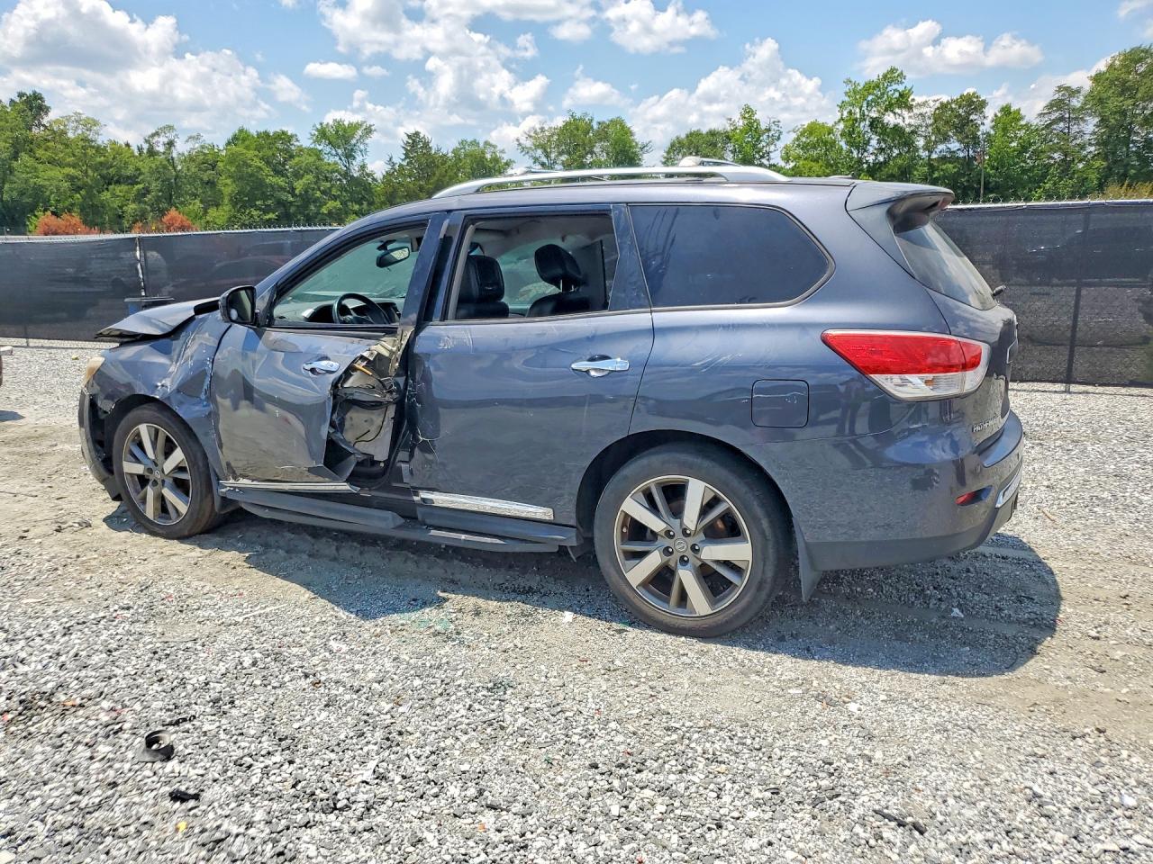 2014 Nissan Pathfinder Platinum Серый vin: 5N1AR2MN7EC650926