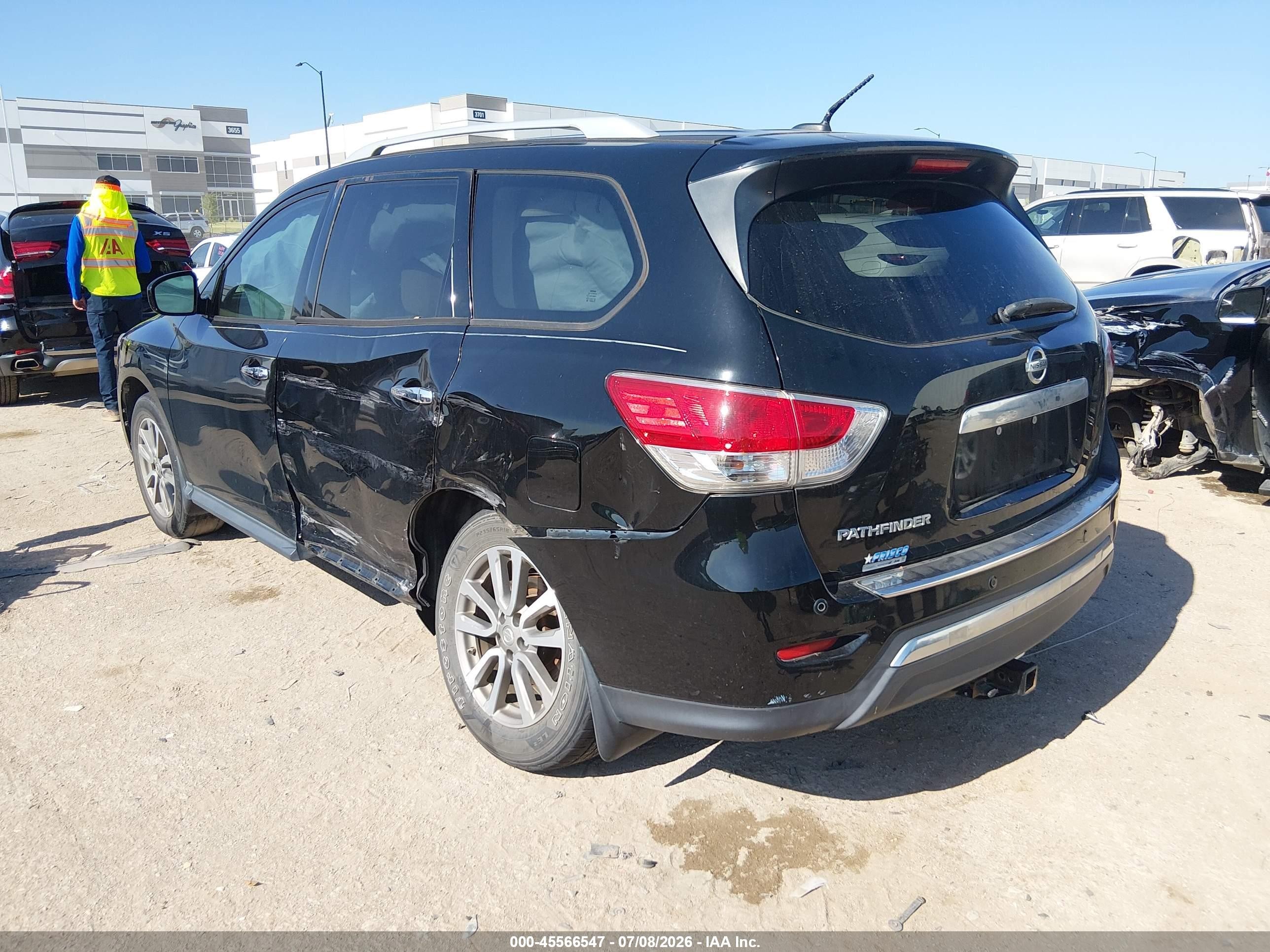 2014 Nissan Pathfinder Sv Black vin: 5N1AR2MN7EC652983
