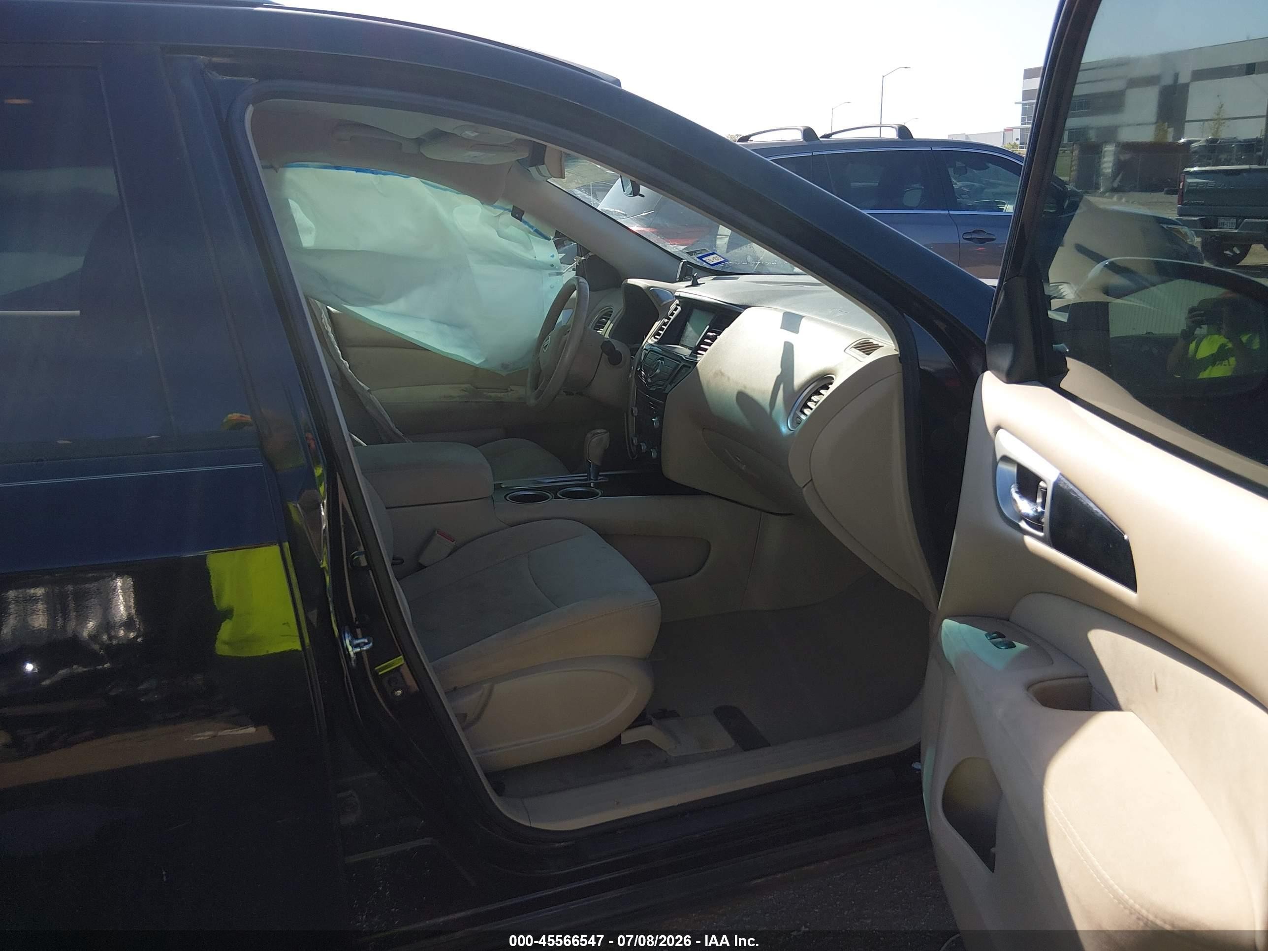 2014 Nissan Pathfinder Sv Black vin: 5N1AR2MN7EC652983