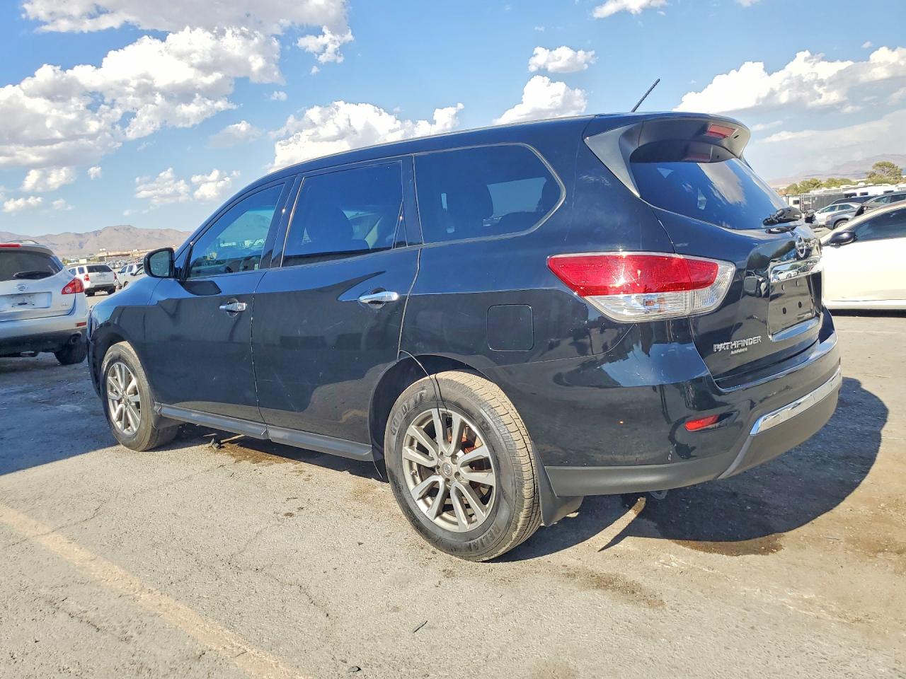 2014 Nissan Pathfinder S Black vin: 5N1AR2MN7EC681481