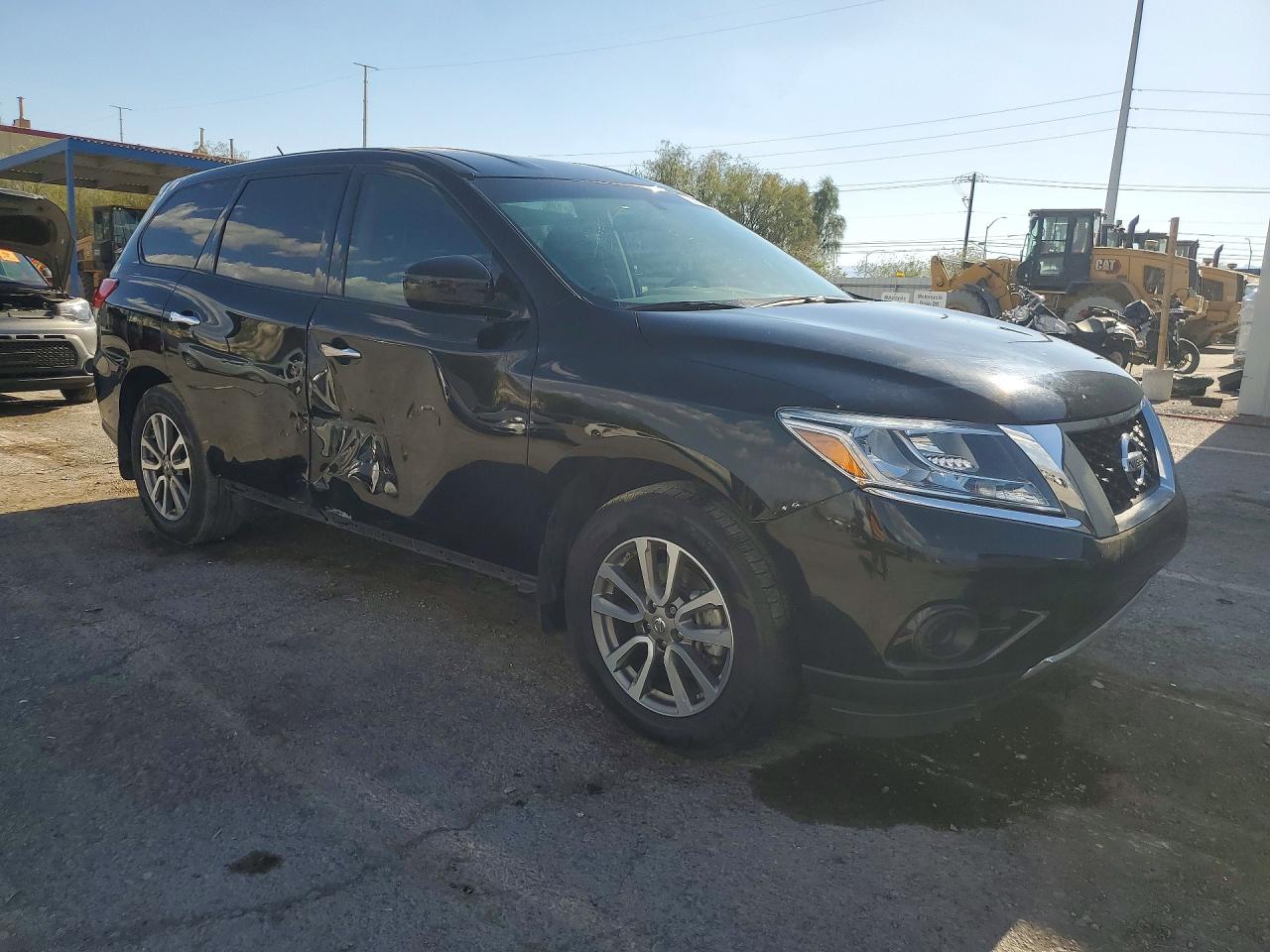 2014 Nissan Pathfinder S Black vin: 5N1AR2MN7EC681481