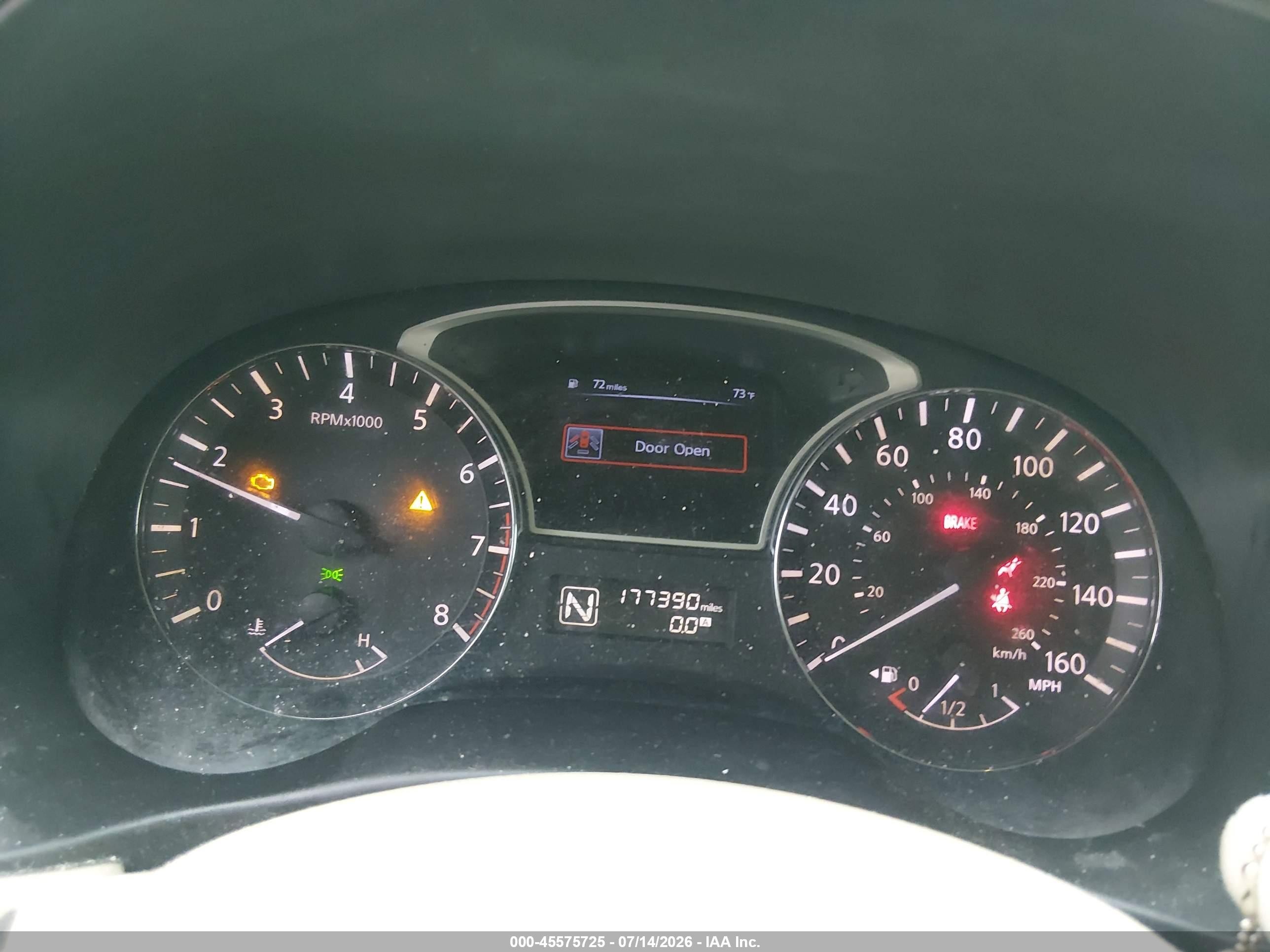 2014 Nissan Pathfinder Sl Gray vin: 5N1AR2MN7EC683912