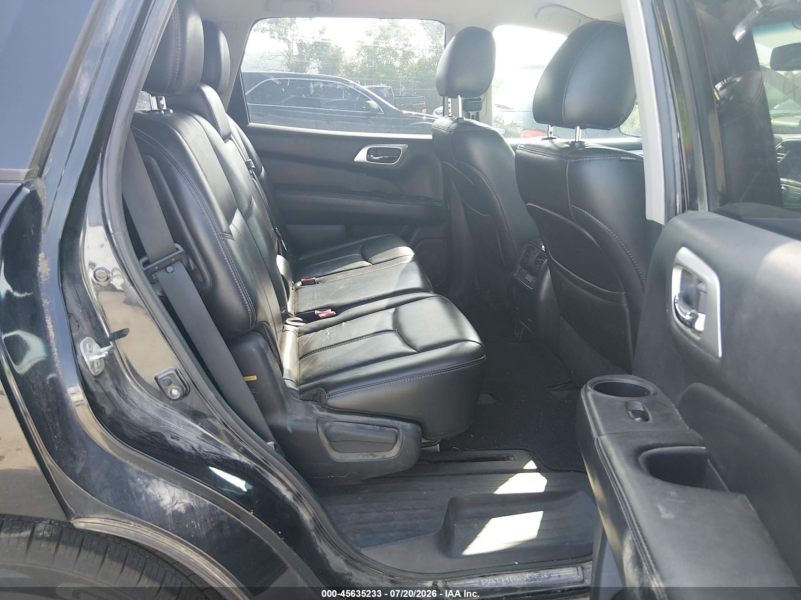2014 Nissan Pathfinder Sl Black vin: 5N1AR2MN7EC694408