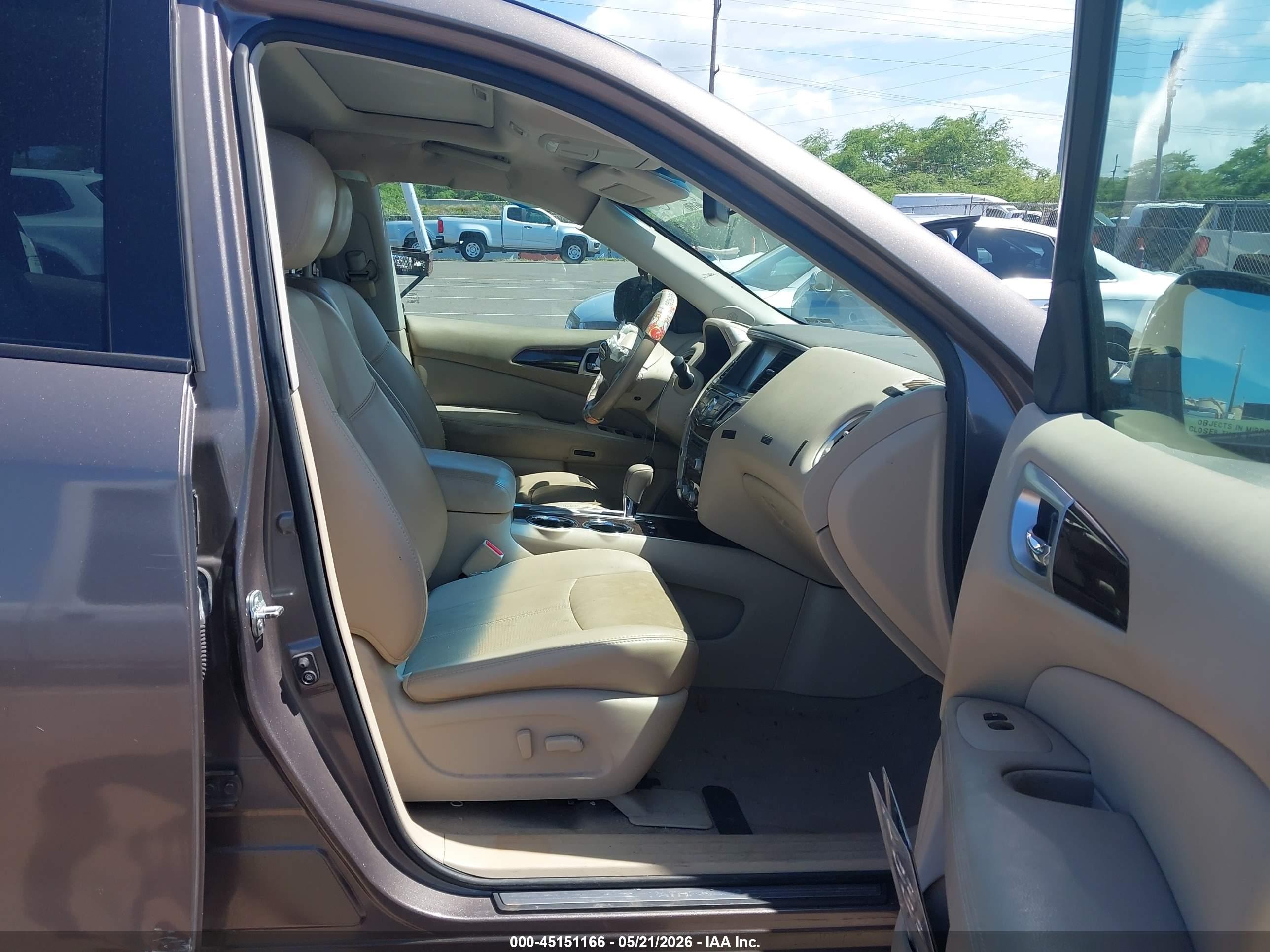 2014 Nissan Pathfinder Platinum Серый vin: 5N1AR2MN7EC722434