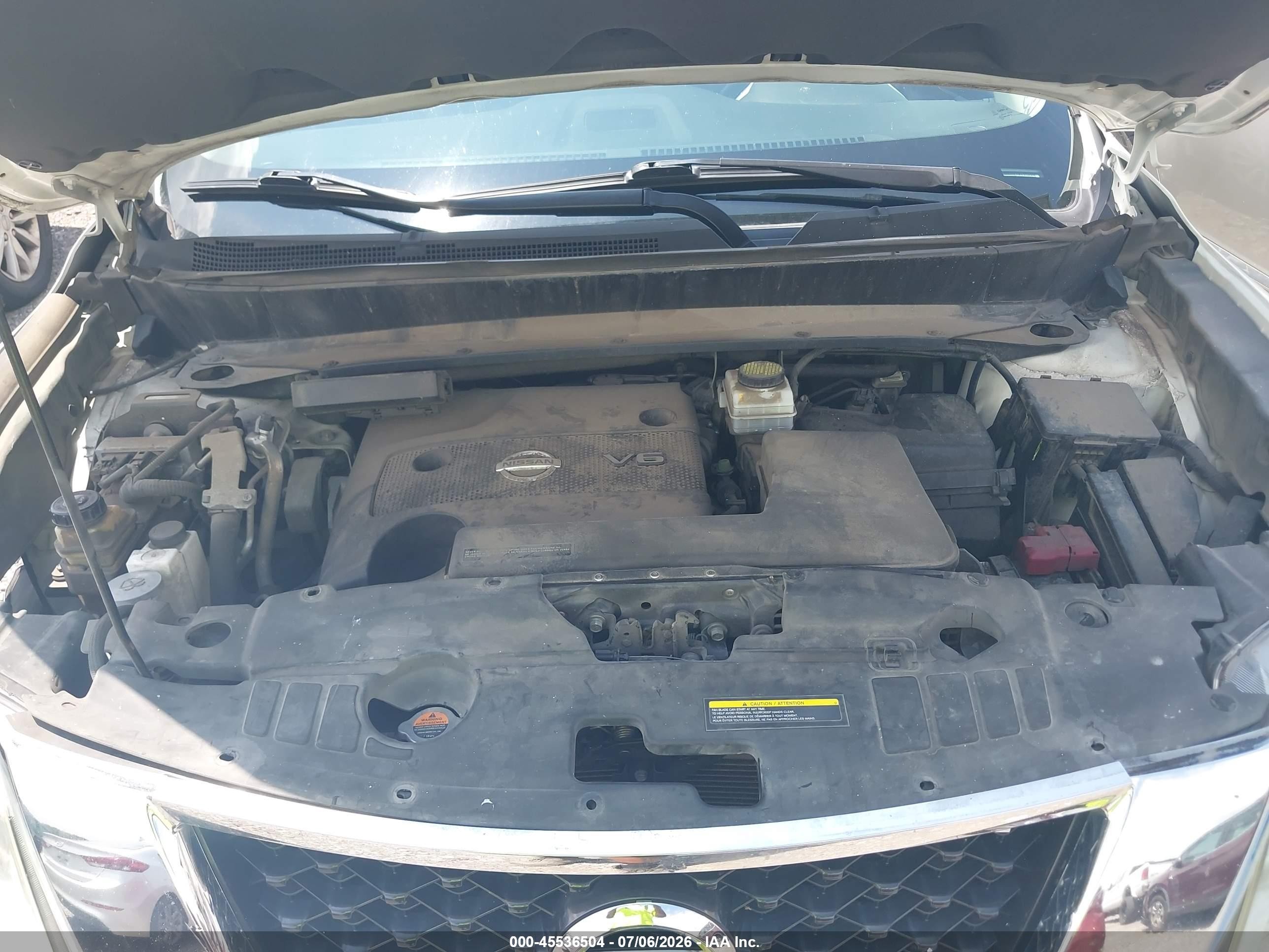 2014 Nissan Pathfinder Sl Белый vin: 5N1AR2MN7EC727441