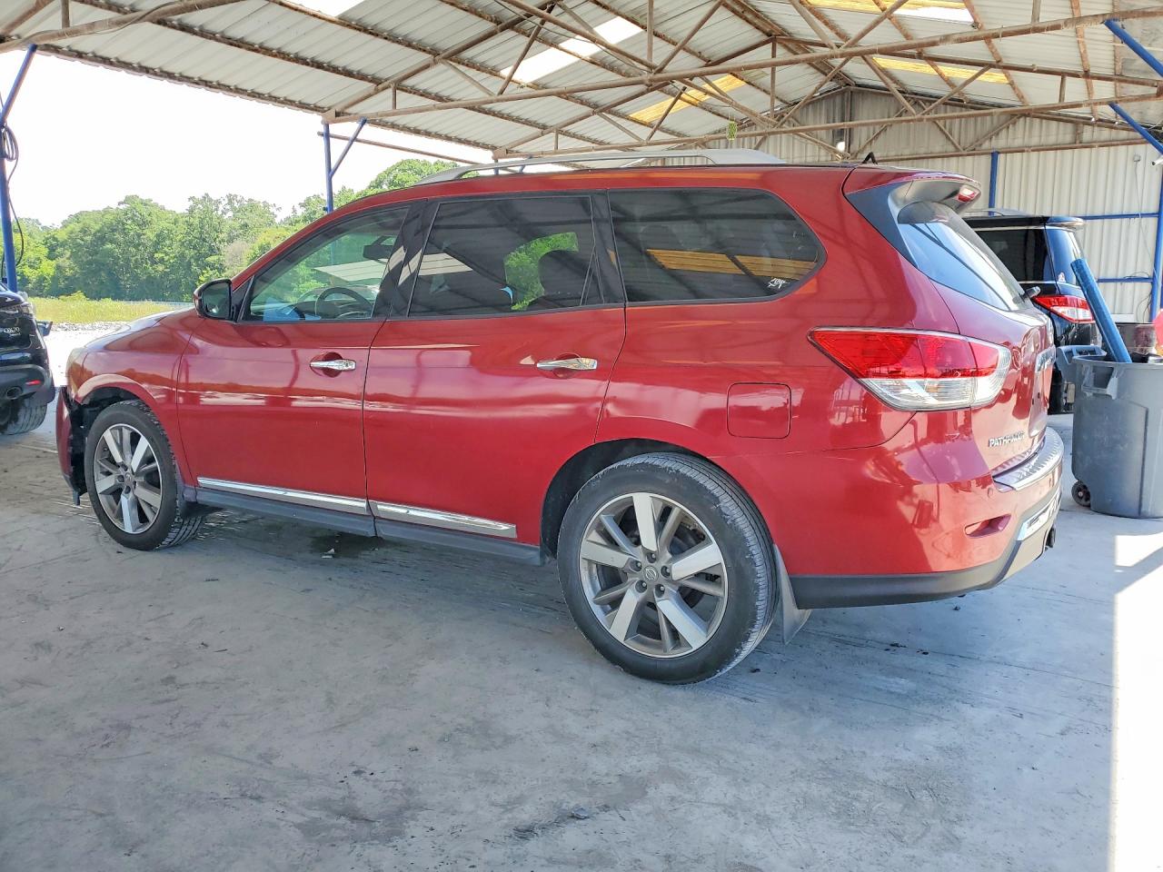 2014 Nissan Pathfinder S Красный vin: 5N1AR2MN7EC734003