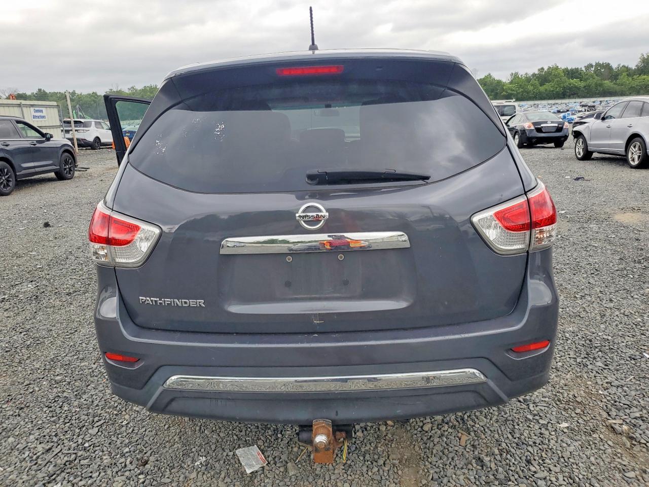 2014 Nissan Pathfinder S Gray vin: 5N1AR2MN7EC734891