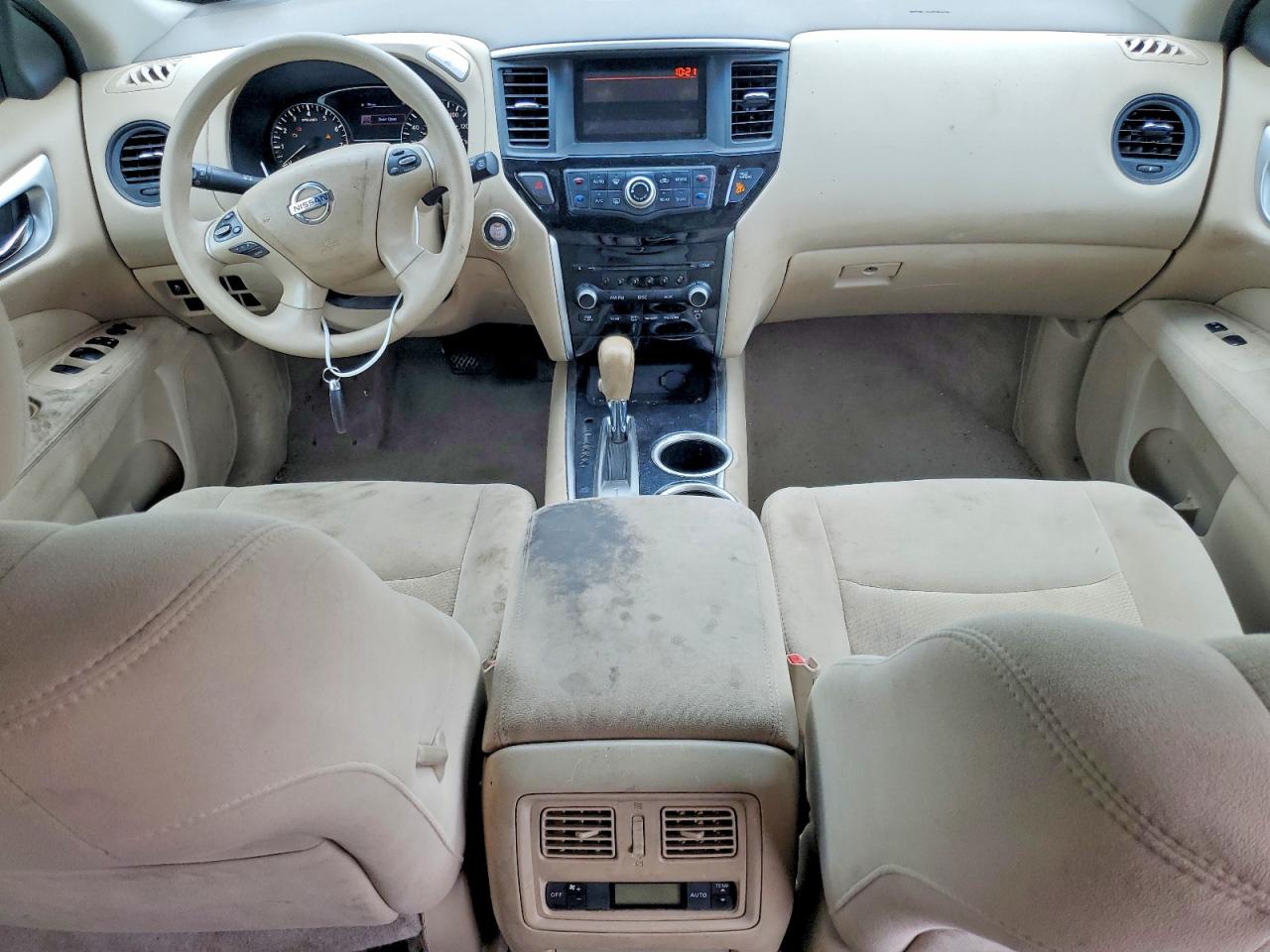 2014 Nissan Pathfinder S Gray vin: 5N1AR2MN7EC734891