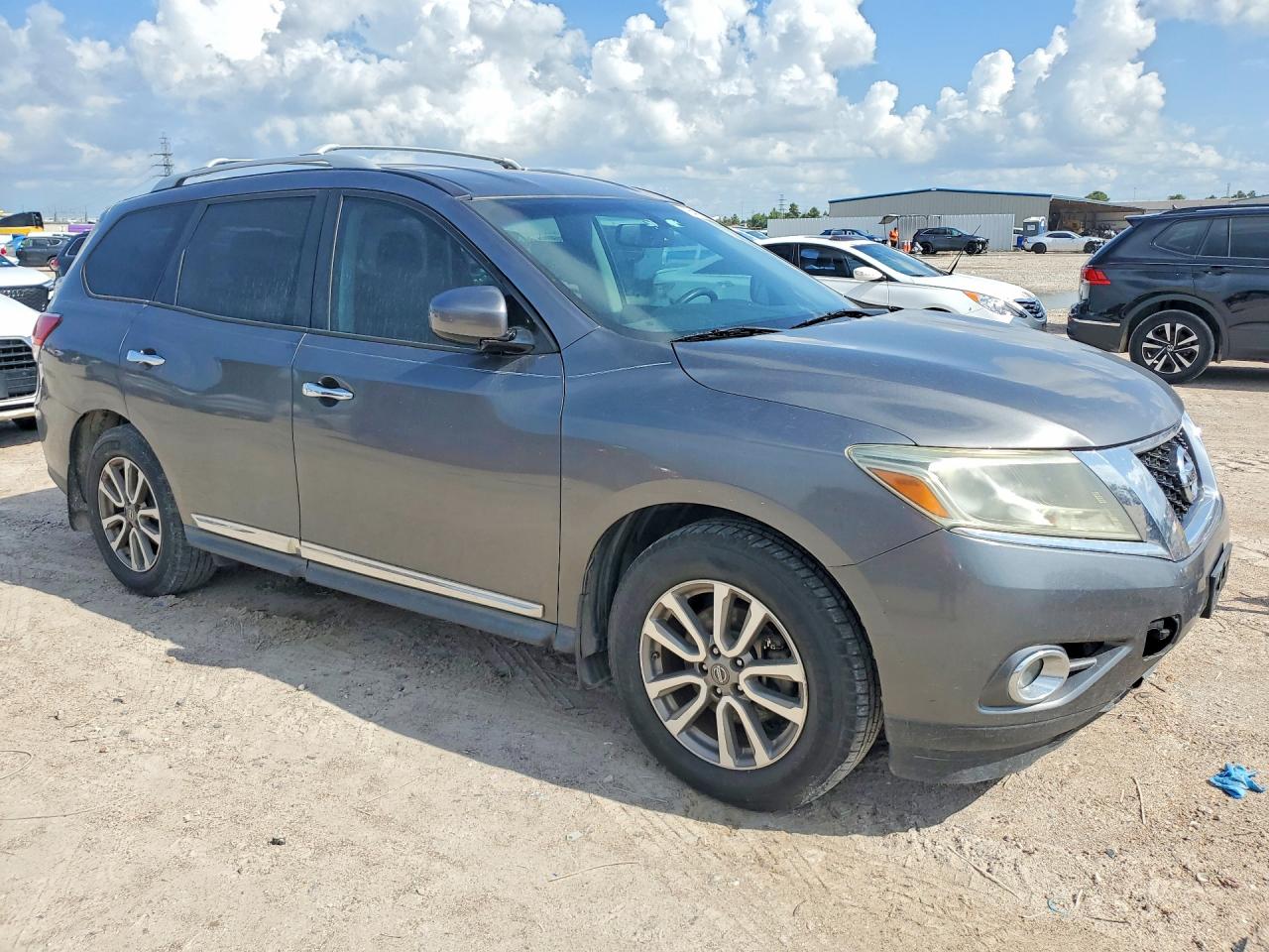 2015 Nissan Pathfinder Sl Серый vin: 5N1AR2MN7FC611285