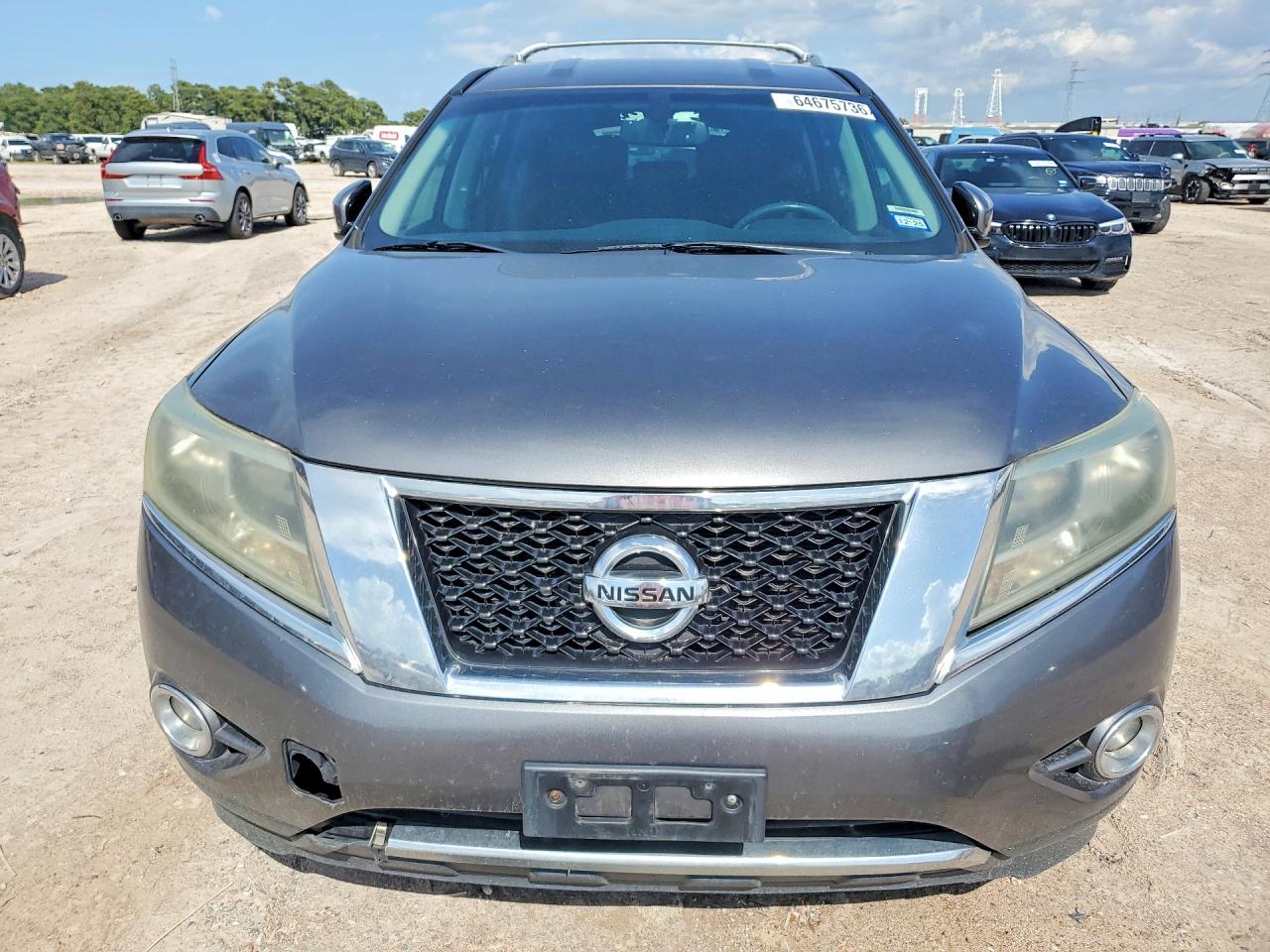 2015 Nissan Pathfinder Sl Серый vin: 5N1AR2MN7FC611285