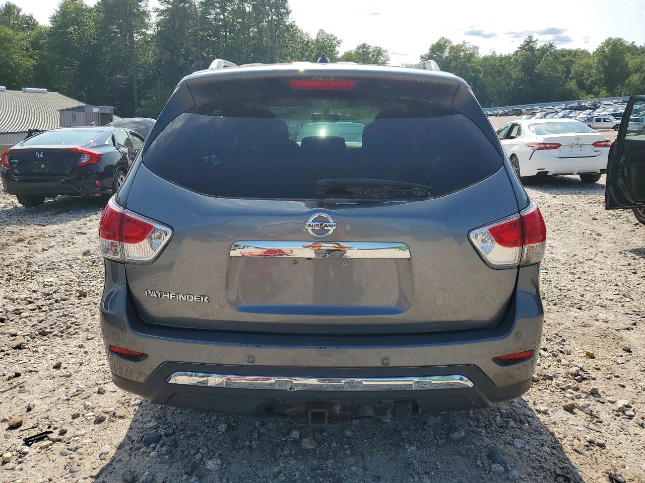 2015 Nissan Pathfinder S Gray vin: 5N1AR2MN7FC613375