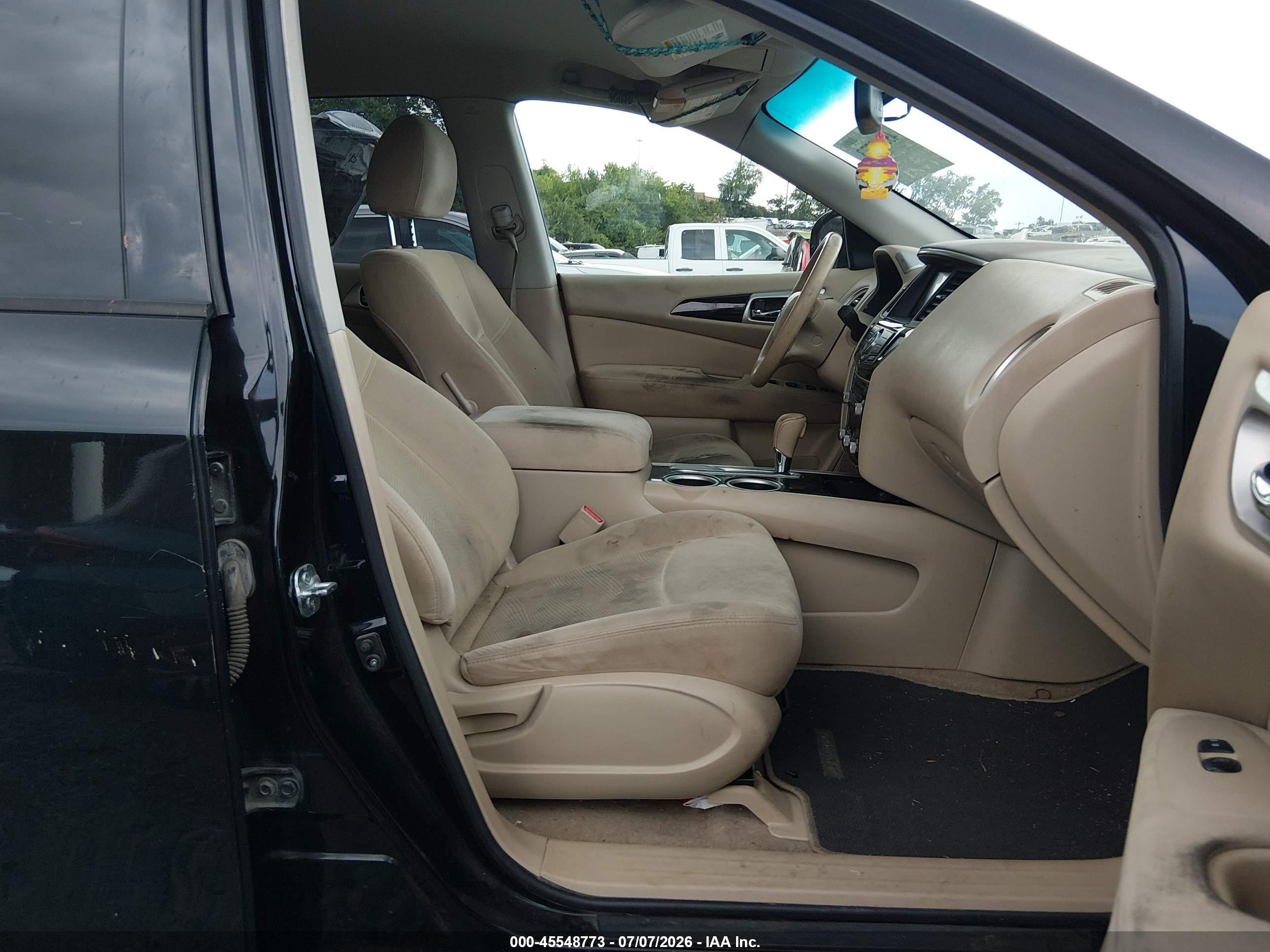 2015 Nissan Pathfinder Sv Black vin: 5N1AR2MN7FC614364