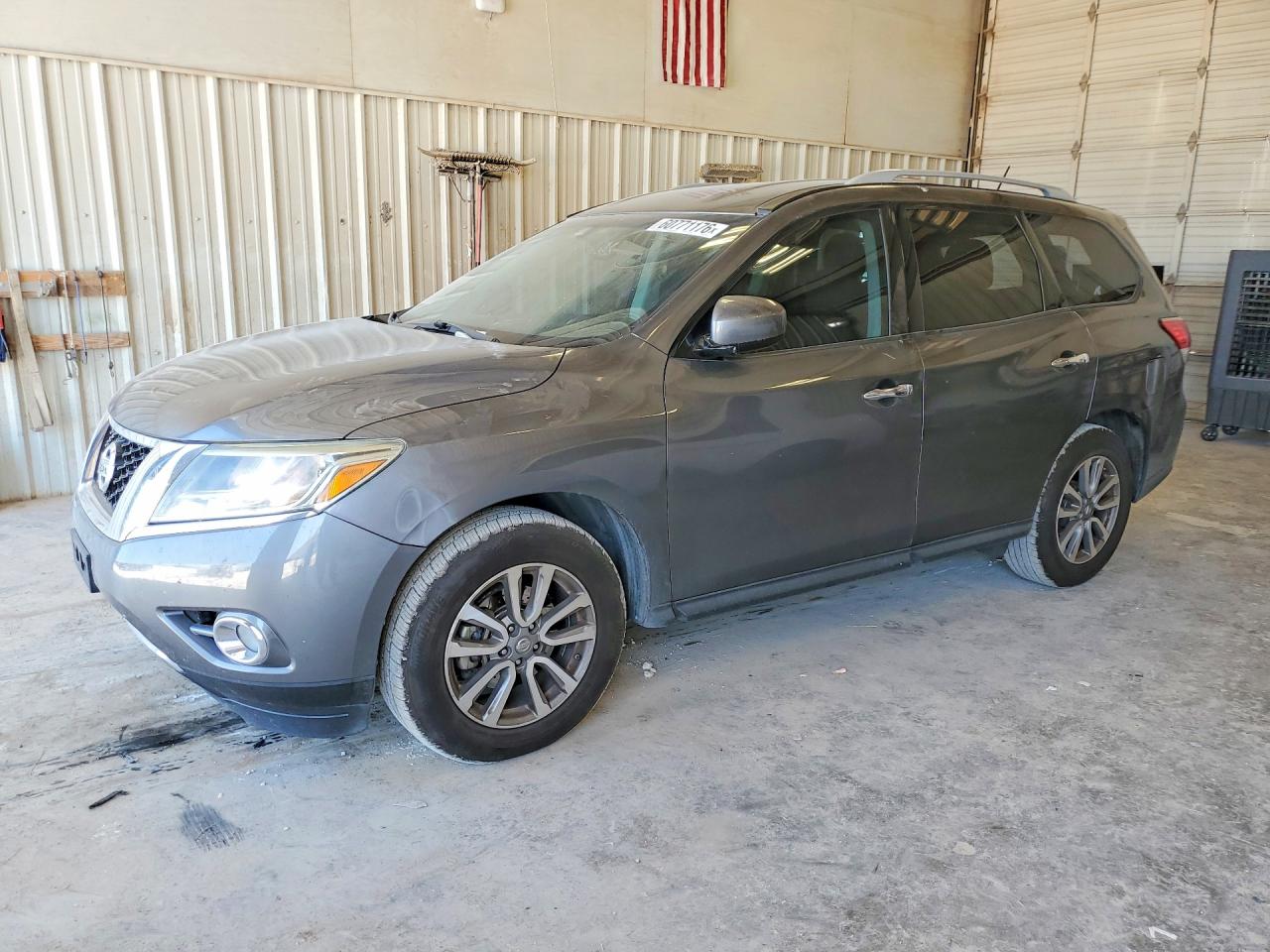 2015 Nissan Pathfinder Gray vin: 5N1AR2MN7FC618401