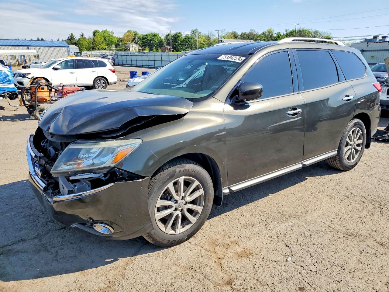 2015 Nissan Pathfinder Sv Charcoal vin: 5N1AR2MN7FC627356