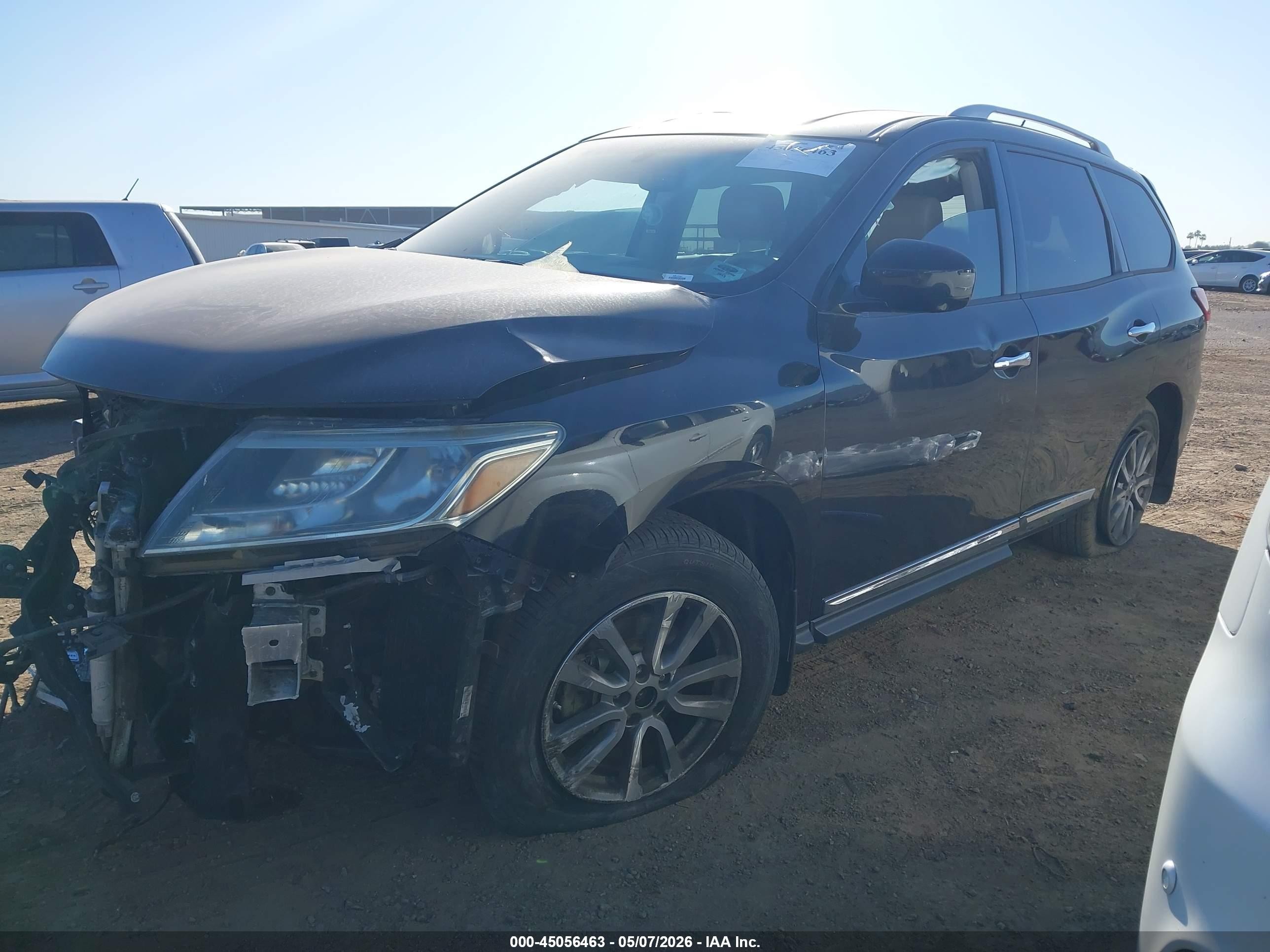 2015 Nissan Pathfinder Sl Черный vin: 5N1AR2MN7FC634808