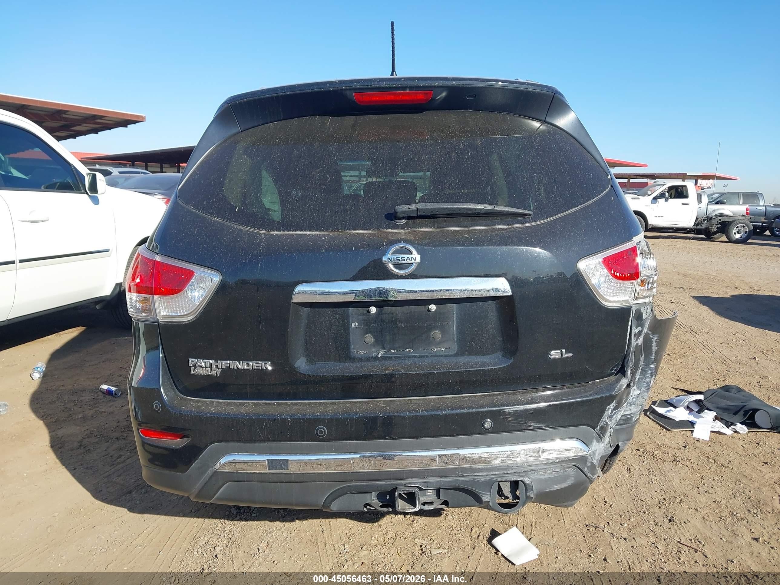 2015 Nissan Pathfinder Sl Черный vin: 5N1AR2MN7FC634808