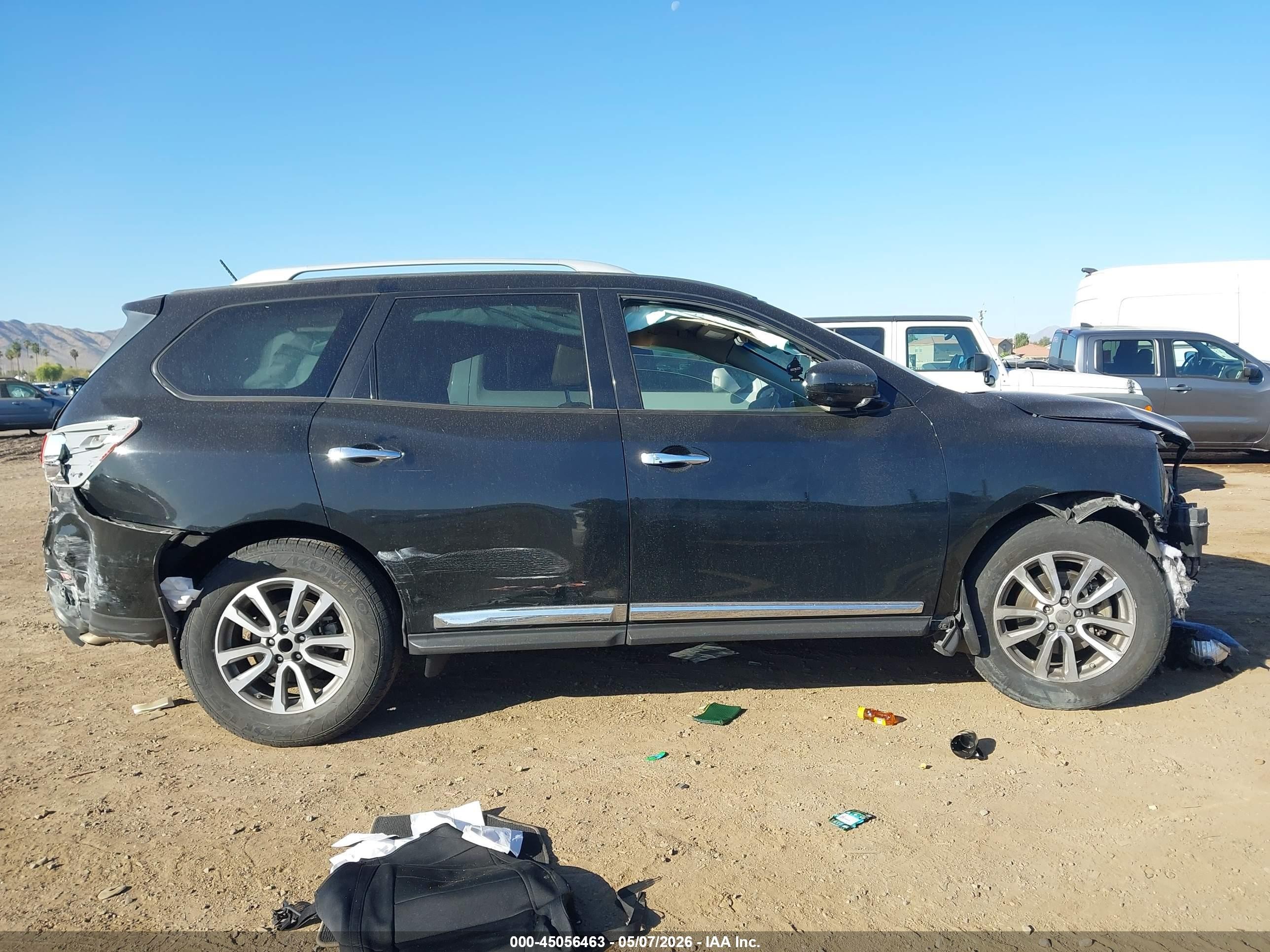 2015 Nissan Pathfinder Sl Черный vin: 5N1AR2MN7FC634808