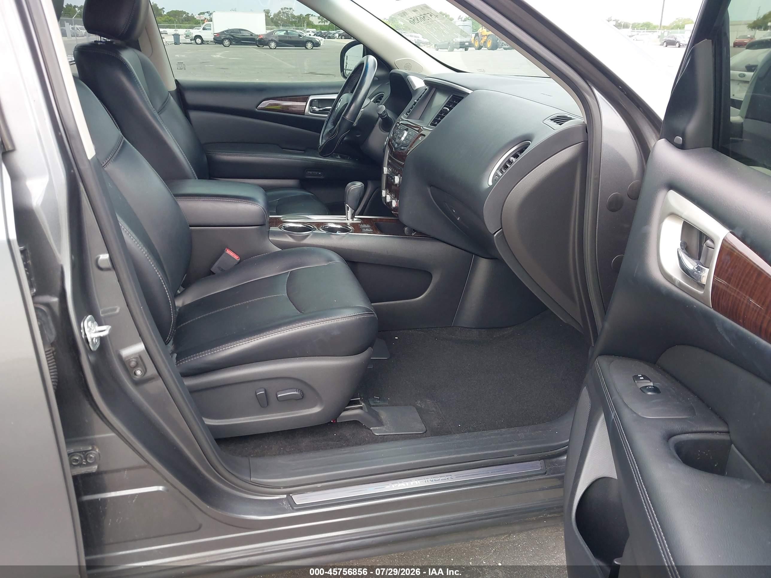 2015 Nissan Pathfinder Sl Gray vin: 5N1AR2MN7FC637725