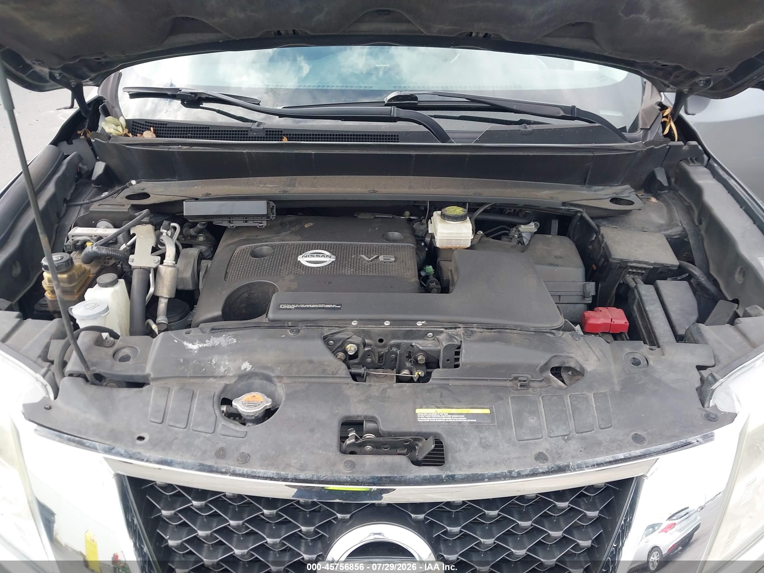 2015 Nissan Pathfinder Sl Gray vin: 5N1AR2MN7FC637725