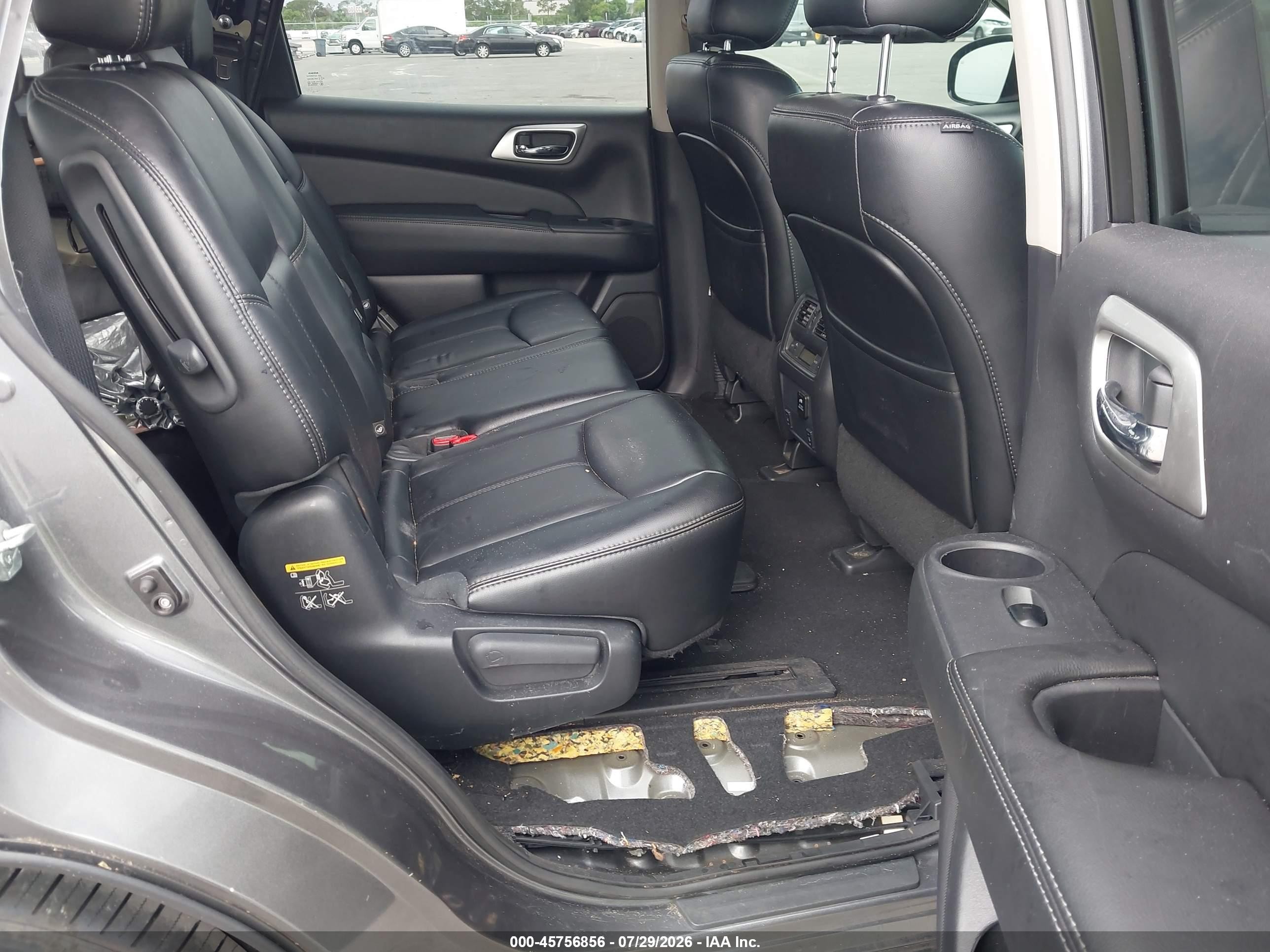 2015 Nissan Pathfinder Sl Gray vin: 5N1AR2MN7FC637725