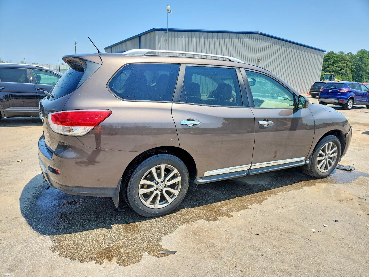 2015 Nissan Pathfinder Sl Gray vin: 5N1AR2MN7FC643900