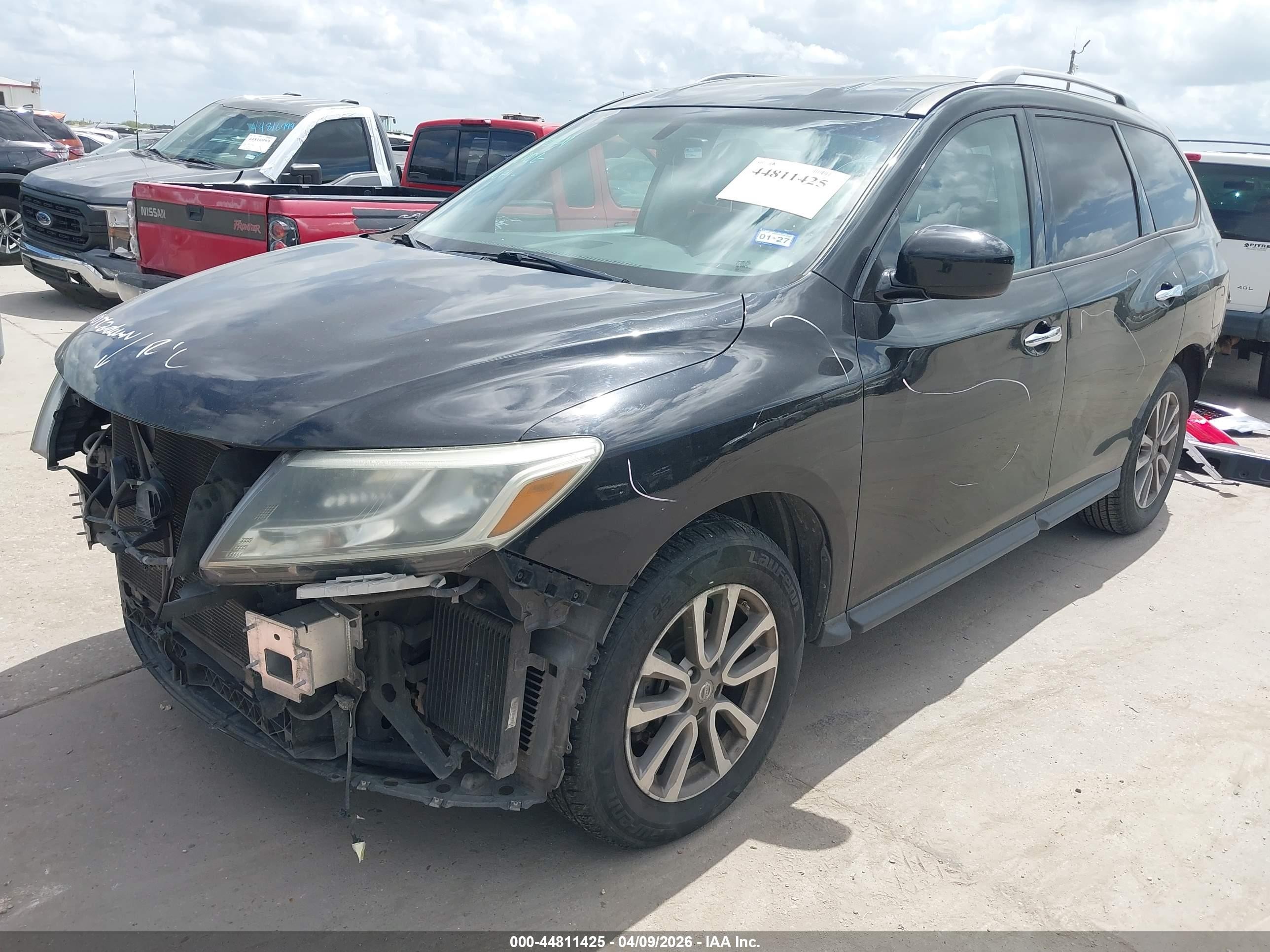 2015 Nissan Pathfinder Platinum/s/sl/sv Black vin: 5N1AR2MN7FC658512