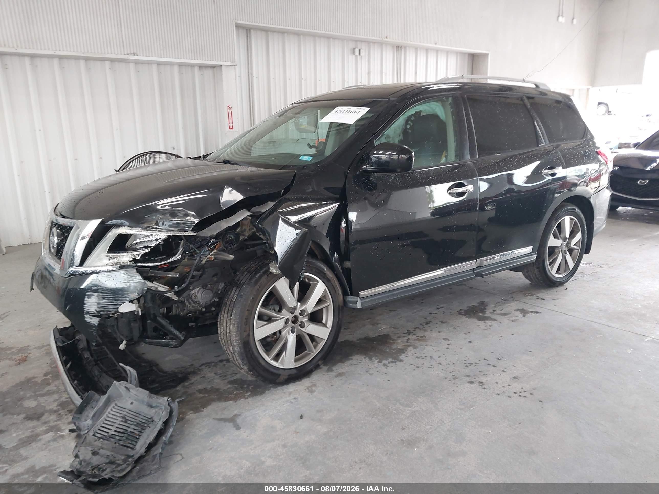 2015 Nissan Pathfinder Platinum Black vin: 5N1AR2MN7FC666240