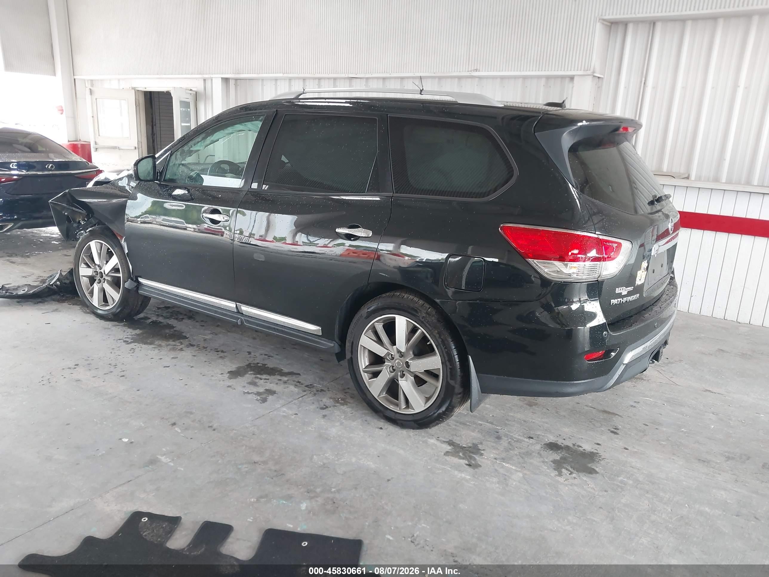 2015 Nissan Pathfinder Platinum Black vin: 5N1AR2MN7FC666240