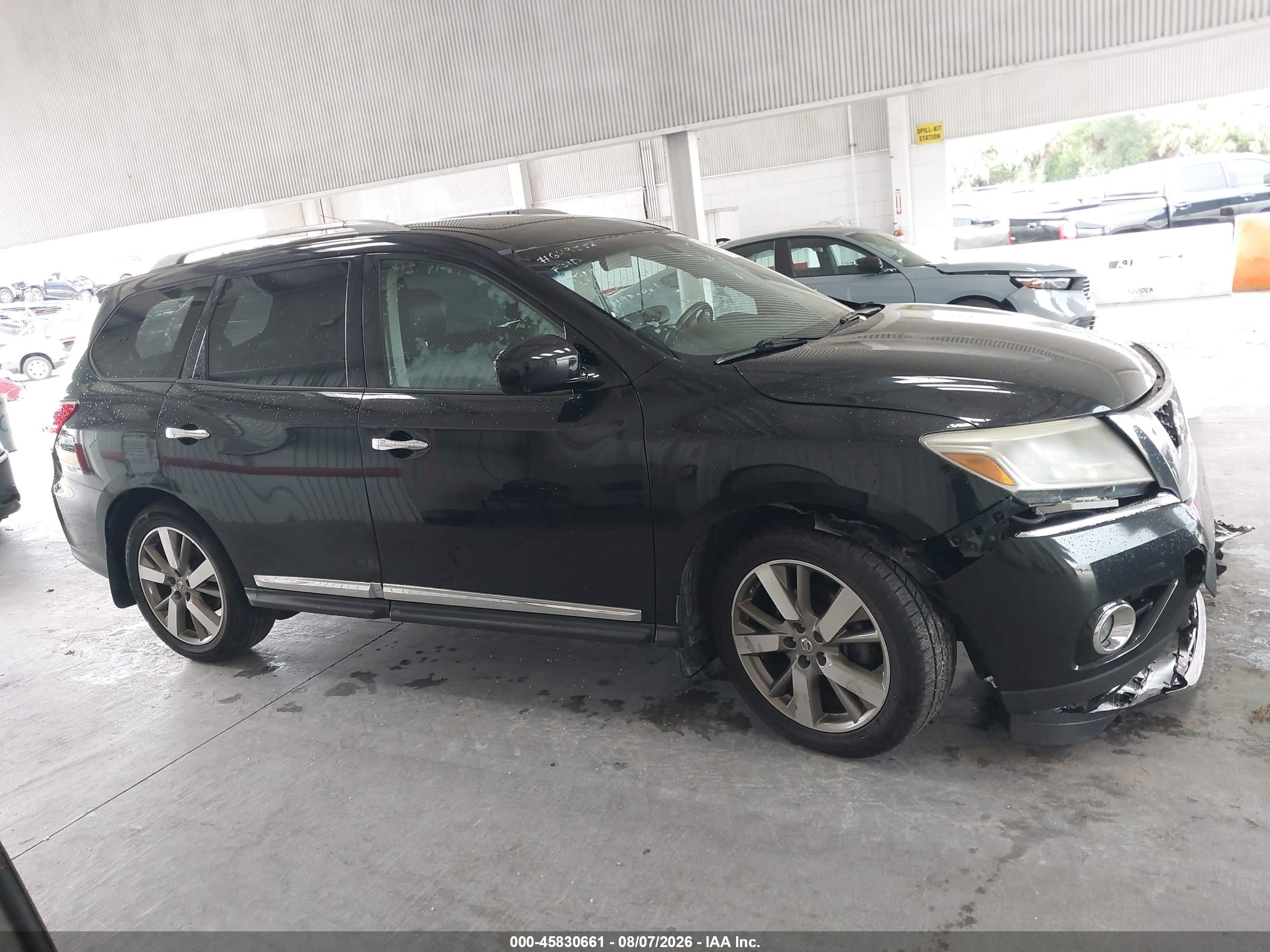 2015 Nissan Pathfinder Platinum Black vin: 5N1AR2MN7FC666240