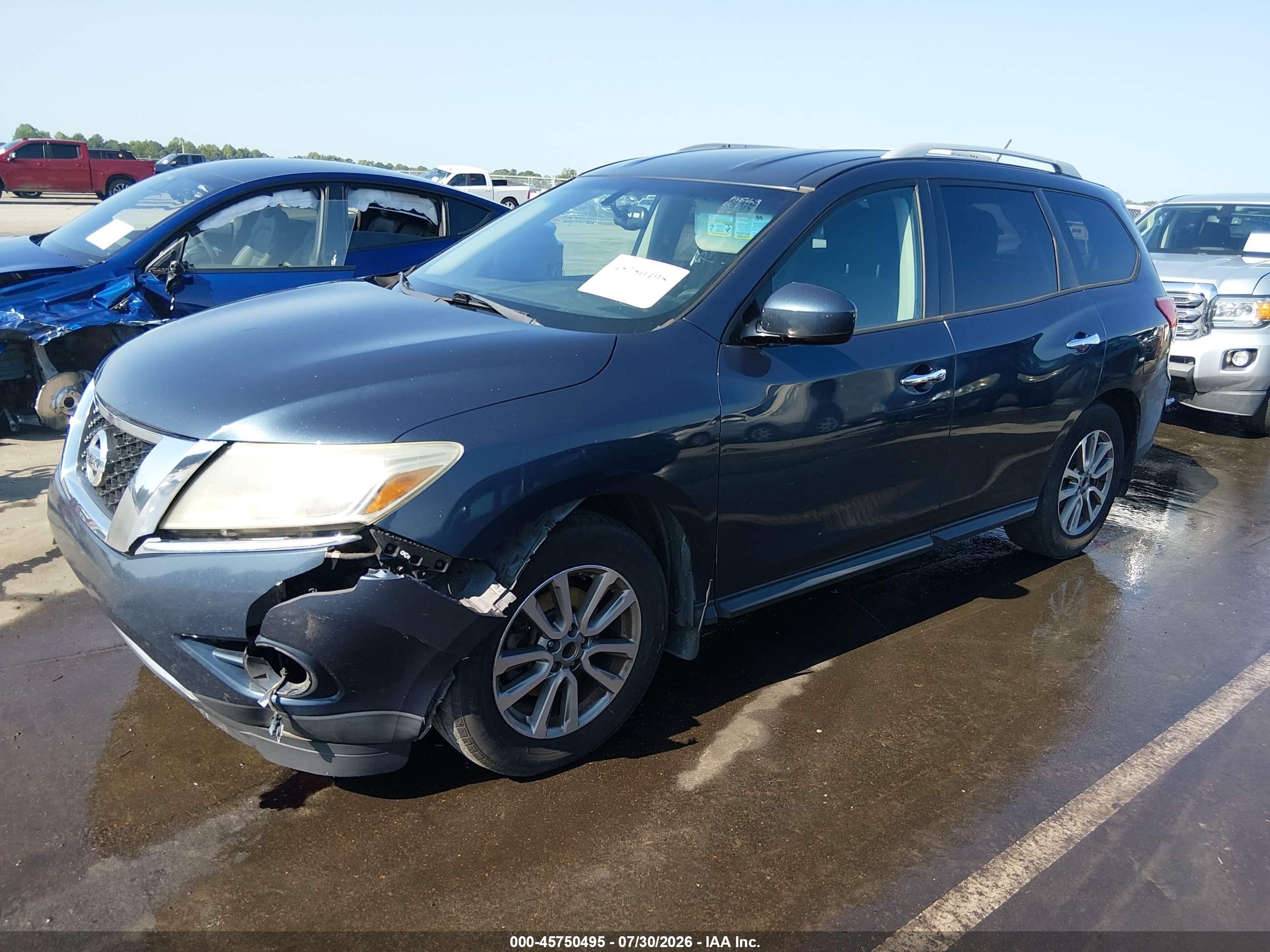 2015 Nissan Pathfinder Sv Black vin: 5N1AR2MN7FC682714