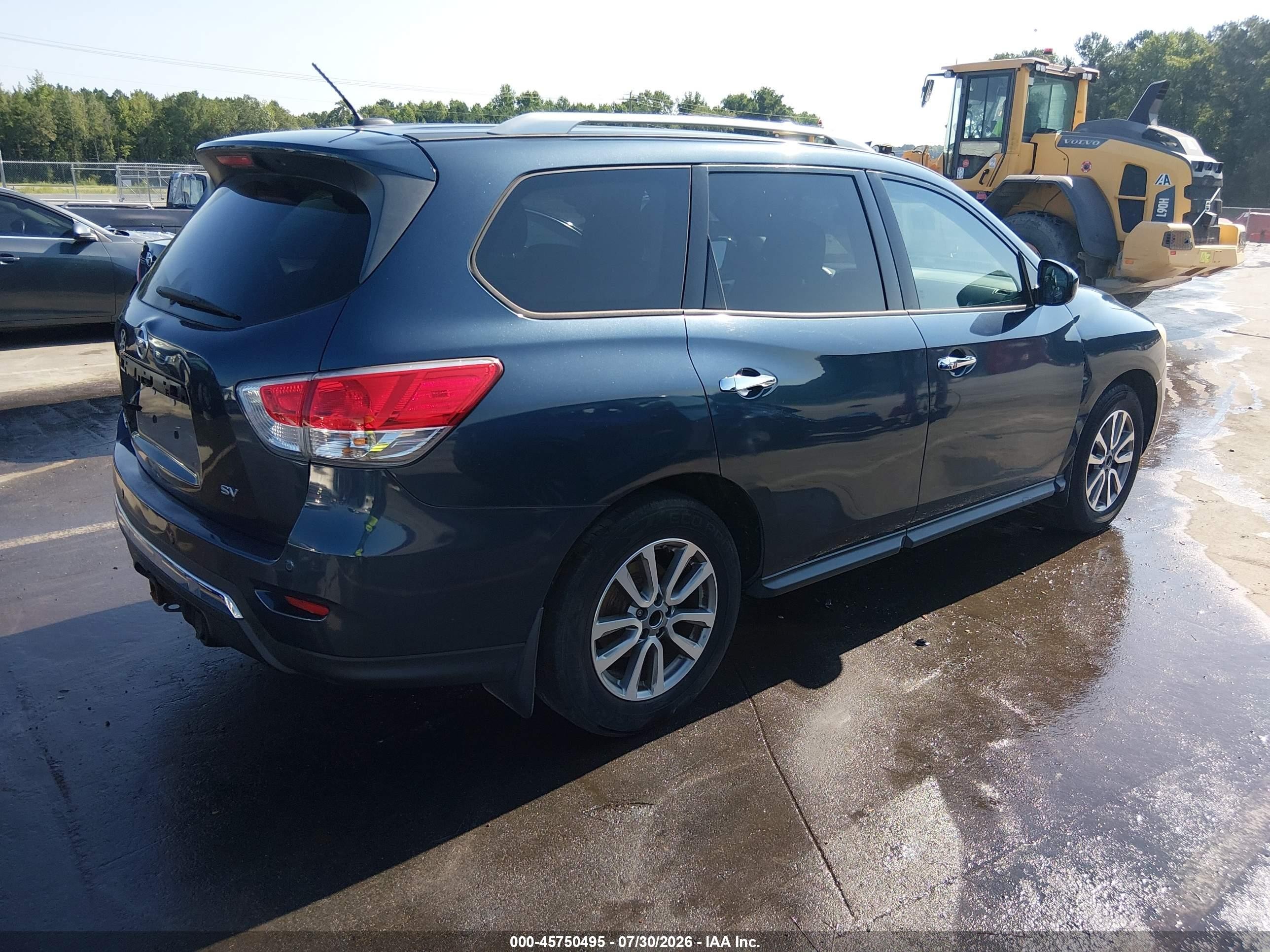 2015 Nissan Pathfinder Sv Black vin: 5N1AR2MN7FC682714