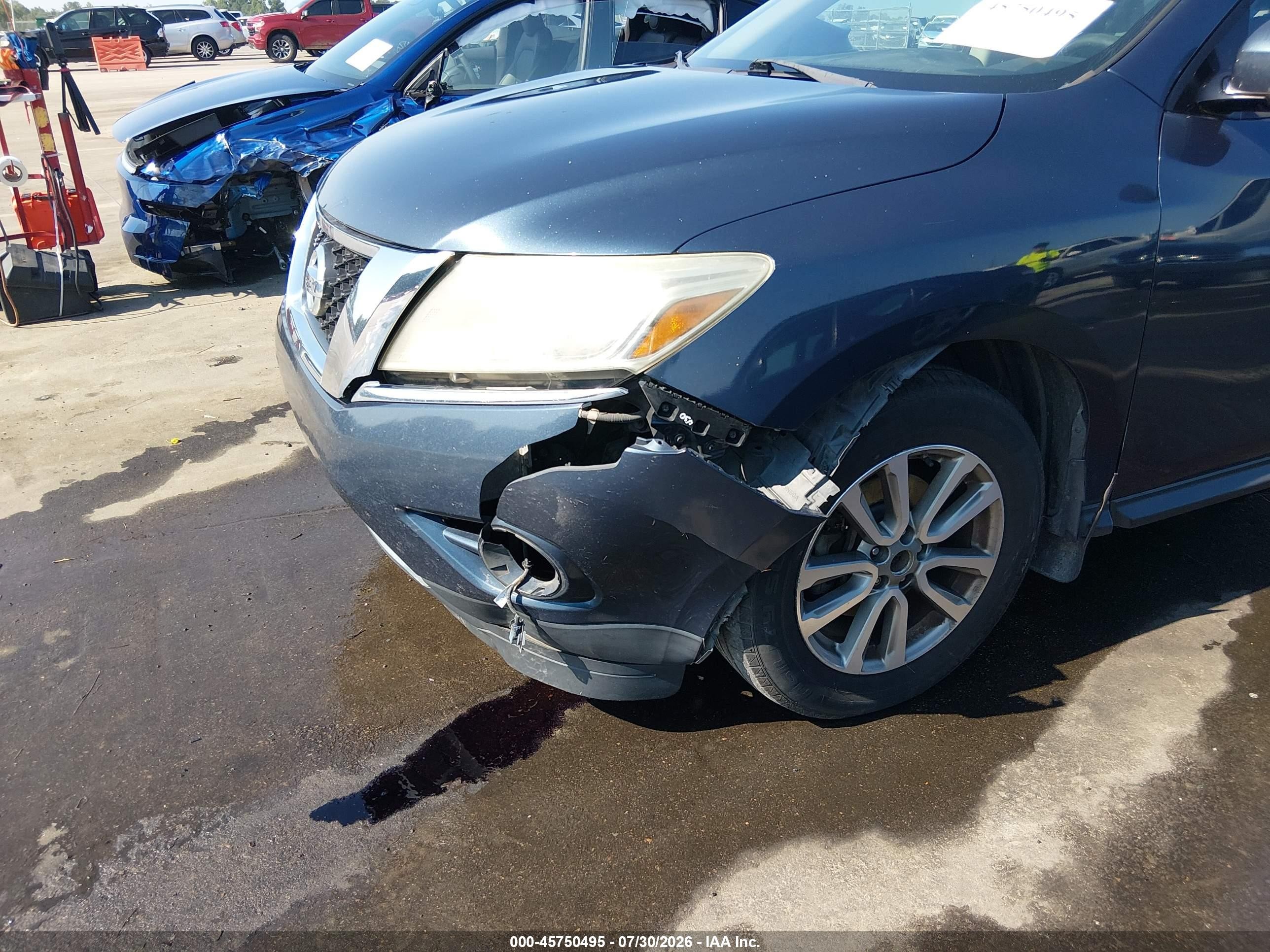 2015 Nissan Pathfinder Sv Black vin: 5N1AR2MN7FC682714