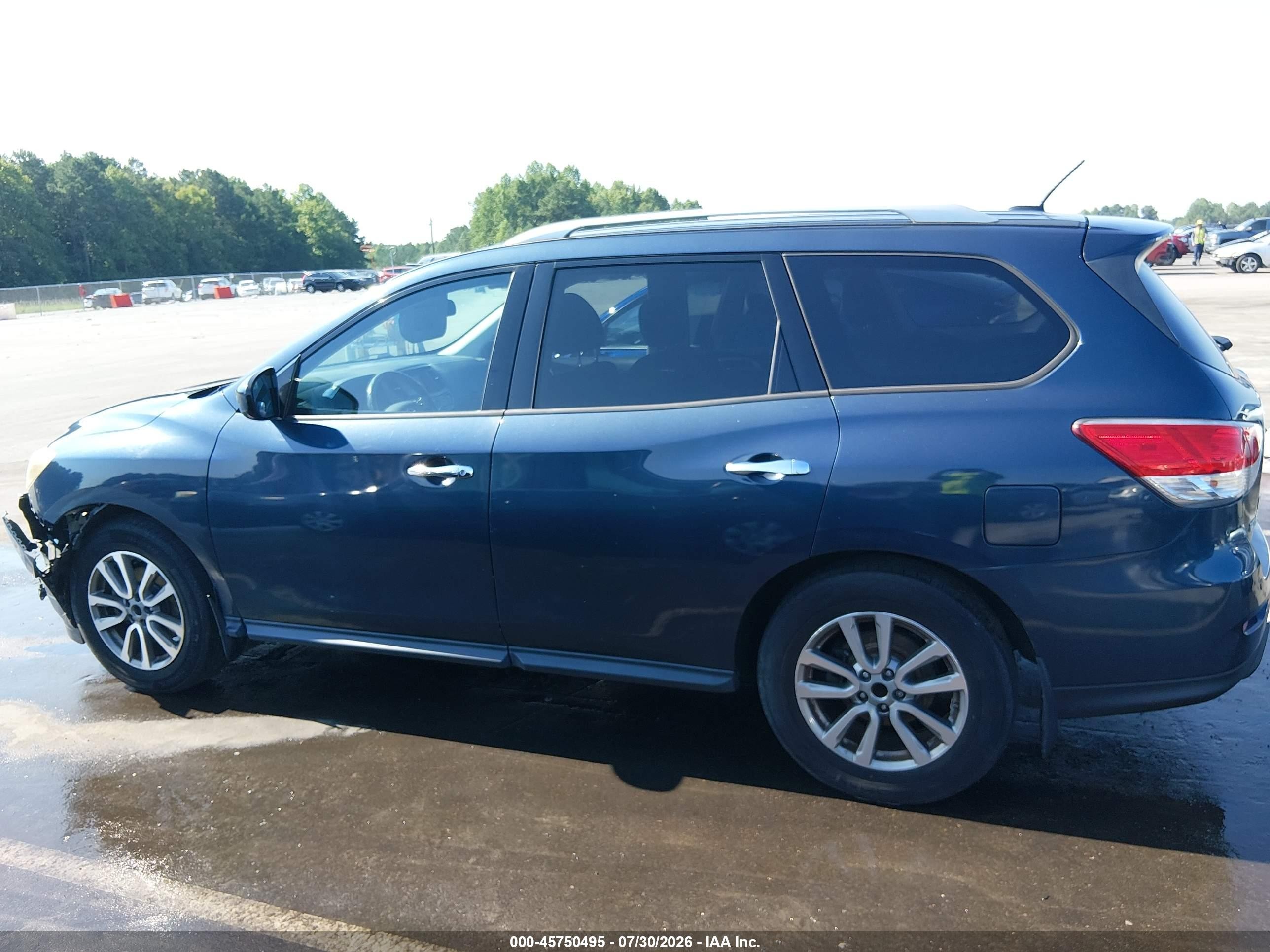 2015 Nissan Pathfinder Sv Black vin: 5N1AR2MN7FC682714