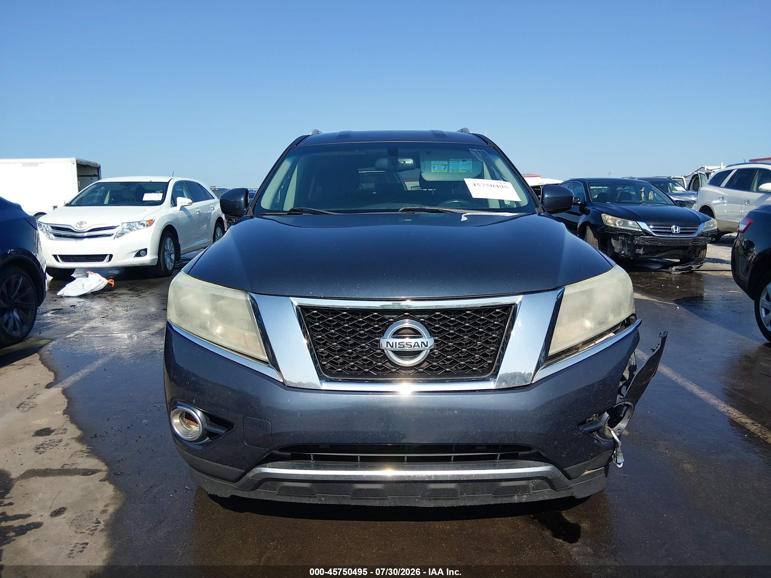 2015 Nissan Pathfinder Sv Black vin: 5N1AR2MN7FC682714