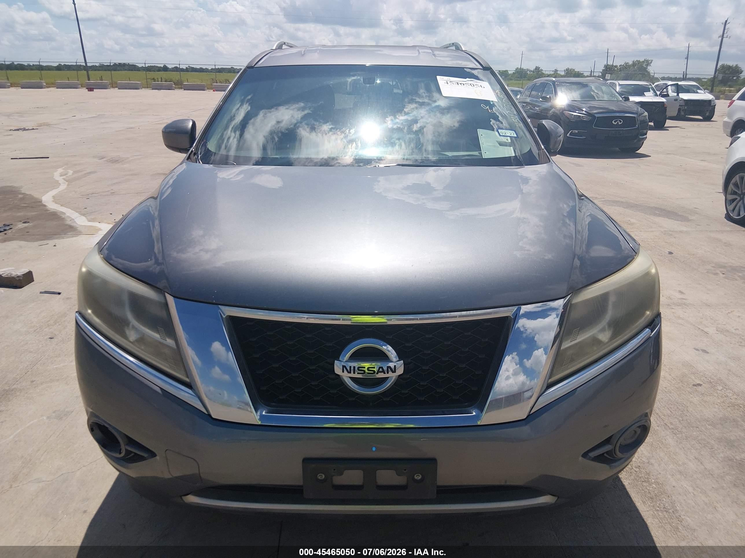 2015 Nissan Pathfinder S Gray vin: 5N1AR2MN7FC689209