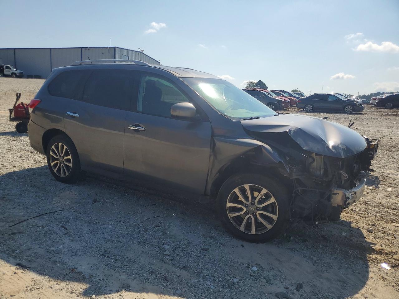 2015 Nissan Pathfinder Sv Gray vin: 5N1AR2MN7FC702556