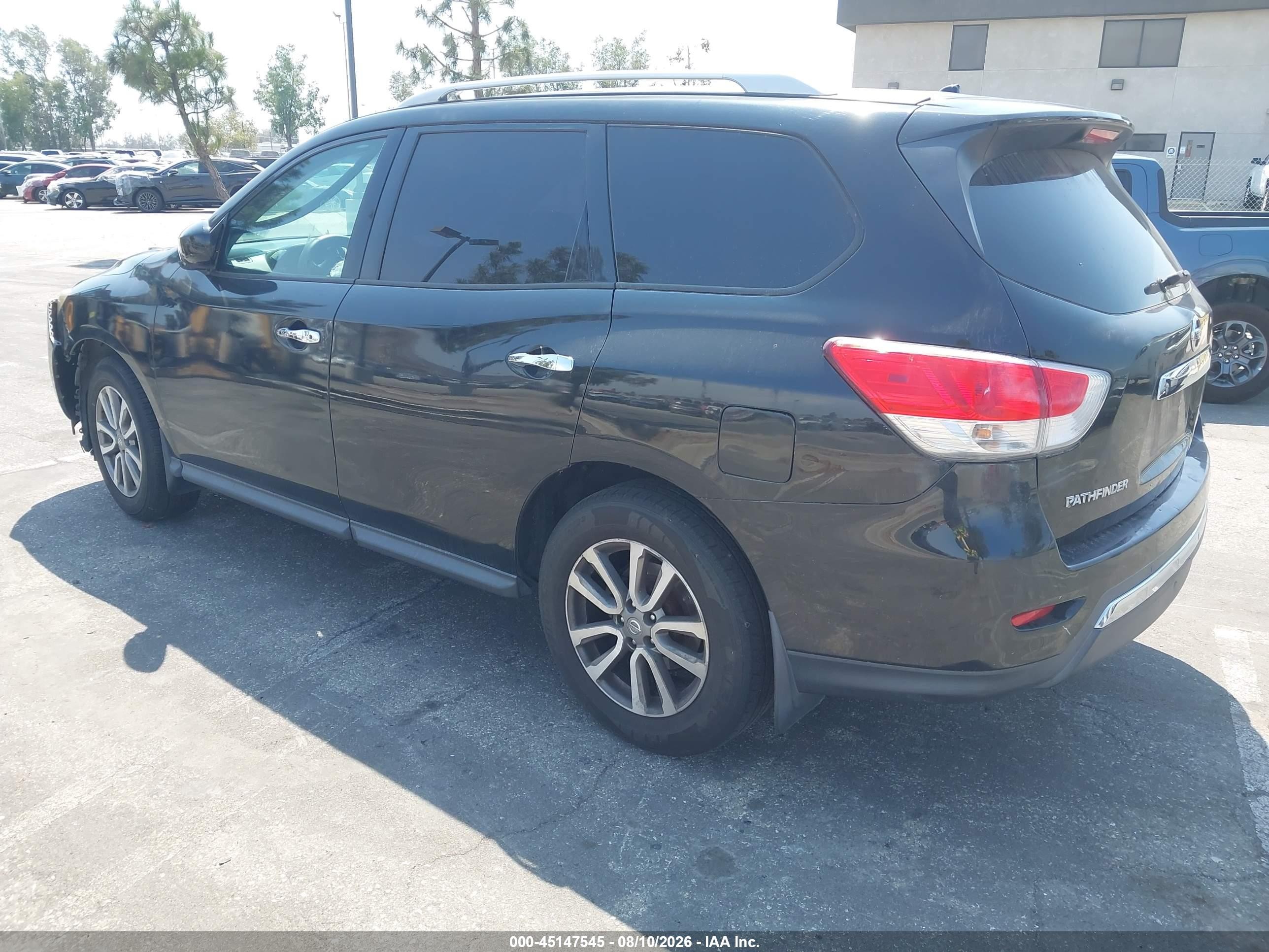 2015 Nissan Pathfinder S Черный vin: 5N1AR2MN7FC713007