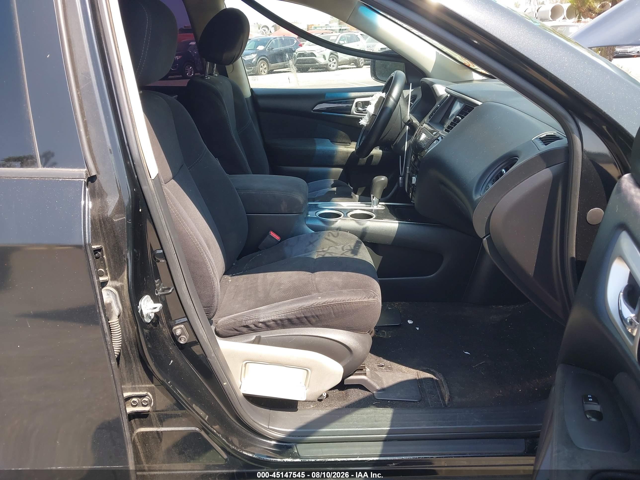 2015 Nissan Pathfinder S Черный vin: 5N1AR2MN7FC713007